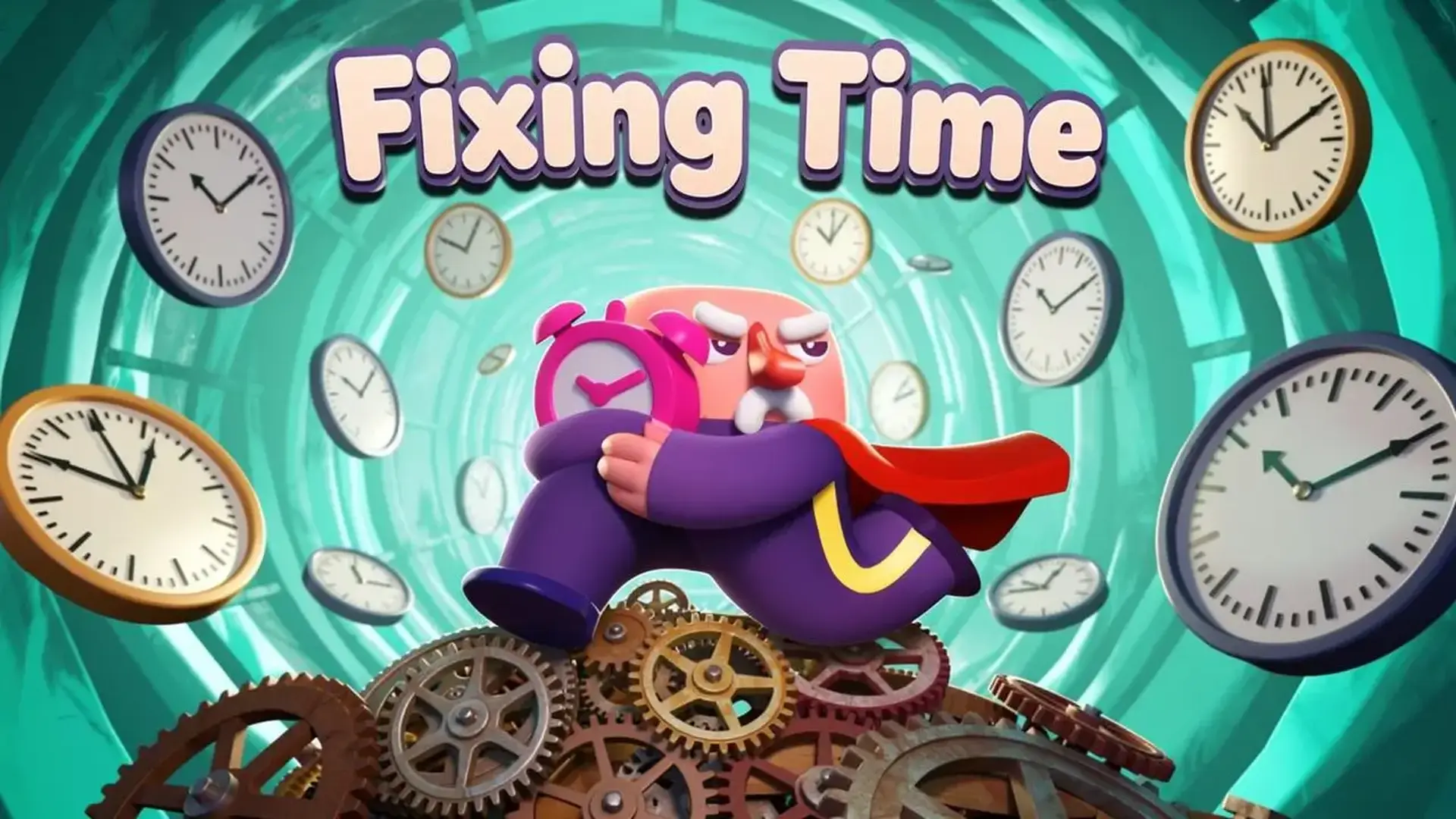 Fixing Time - 掌握克隆路径规划的创新平台解谜，在本地双人协作中挑战脑力极限，修复混乱的时间线！ 游戏