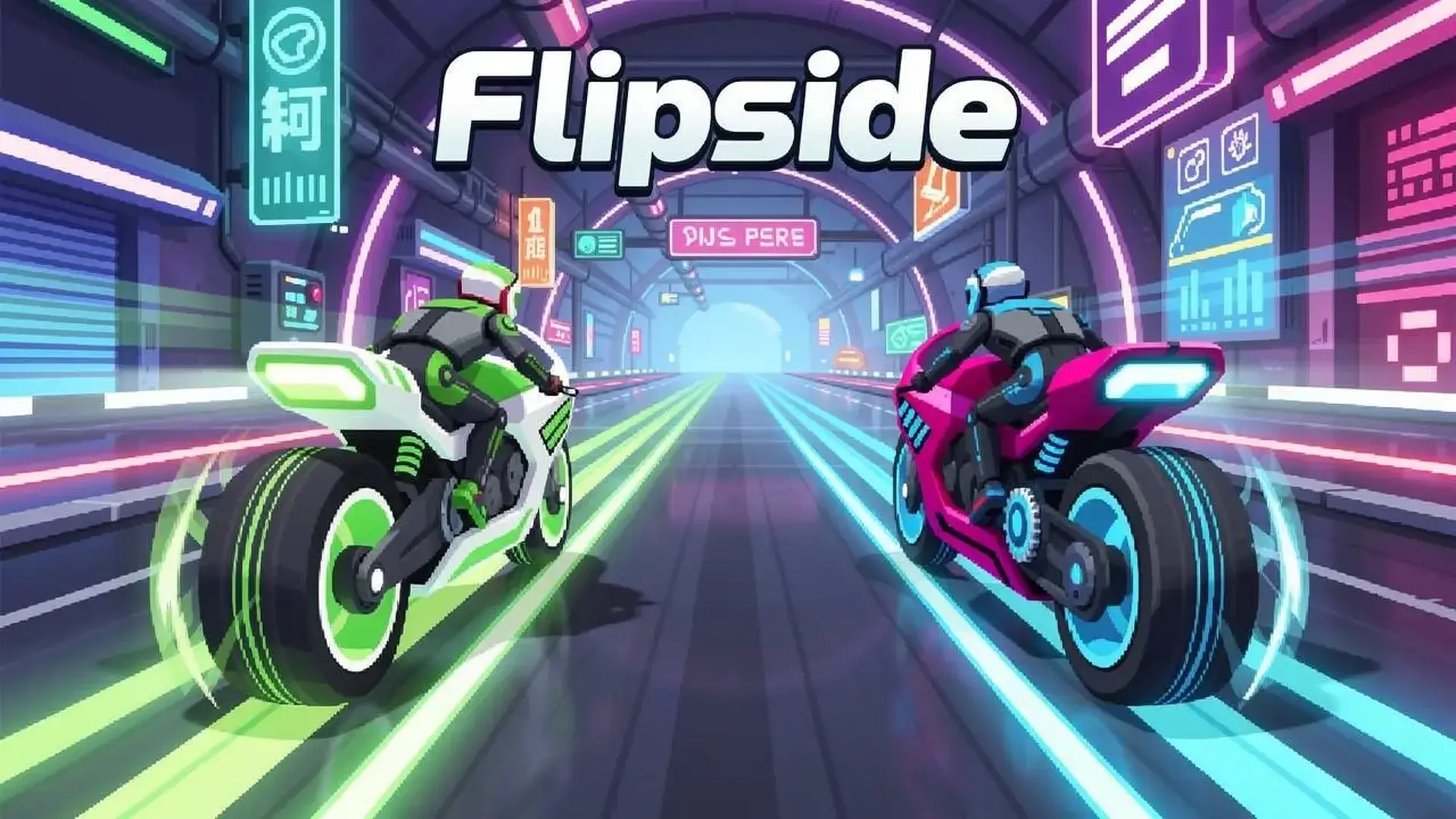 Flipside - Carreras Arcade Nitrome juego
