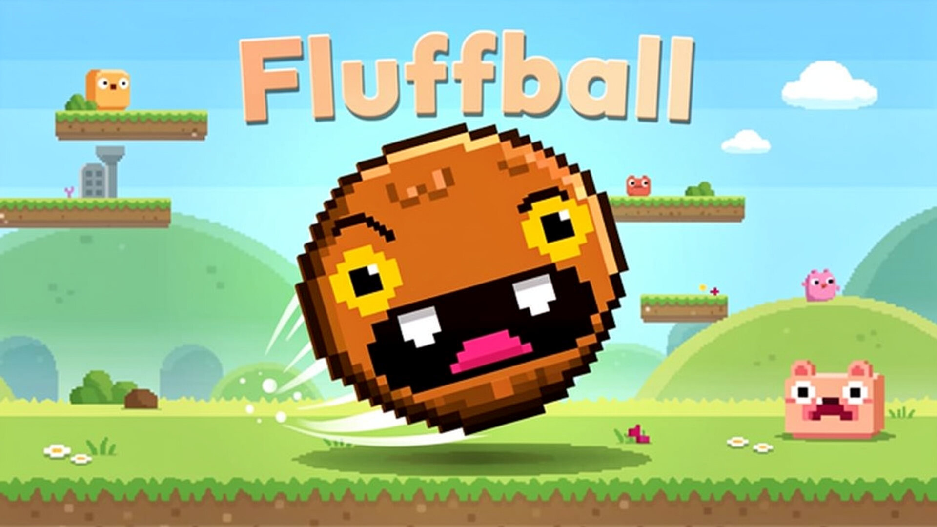 Fluffball - 【物理パズル】滑る慣性をマスターしてスピードラン！Nitromeの名作で最速タイムを目指せ。 ゲーム