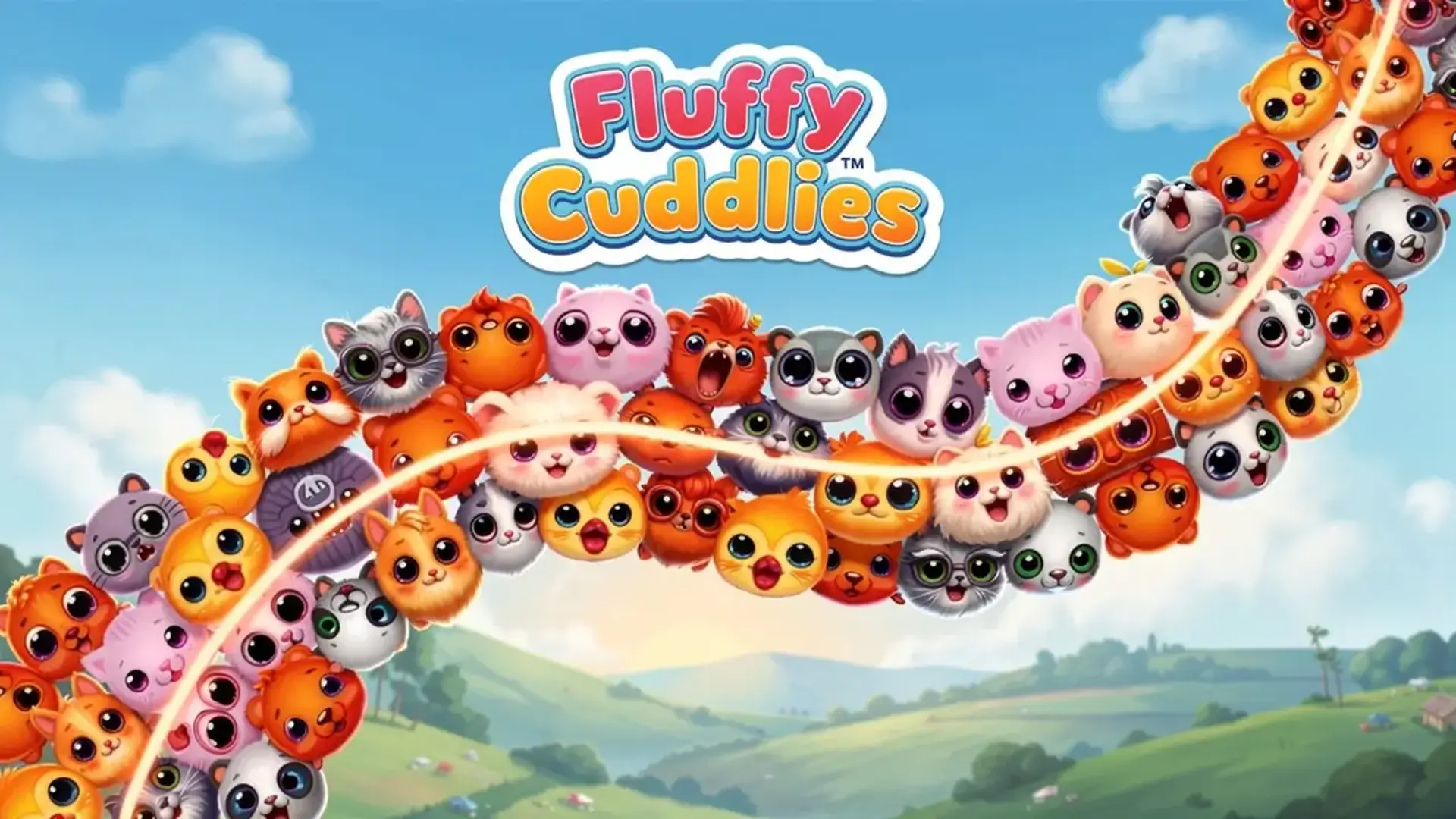 Fluffy Cuddlies - Puzzle conectar animales juego