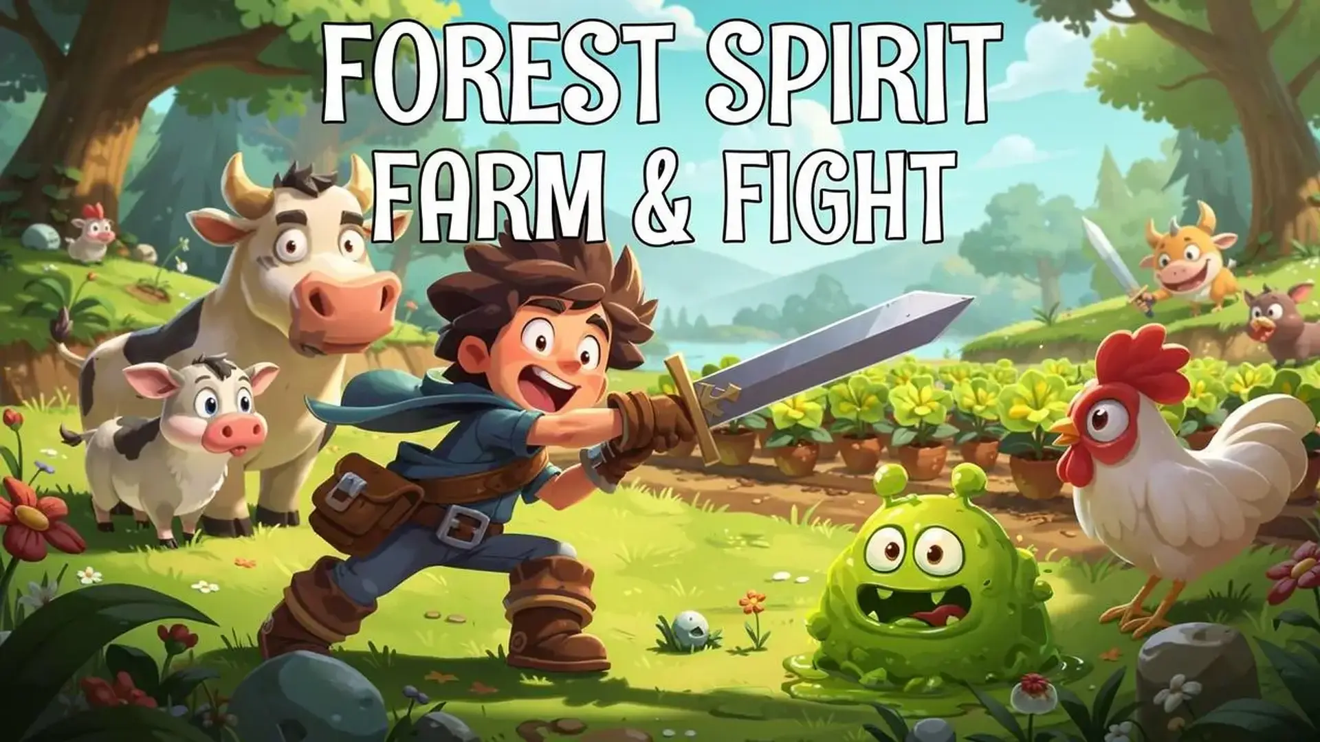 Forest Spirit: Farm & Fight - RPG Aventura y Gestión juego