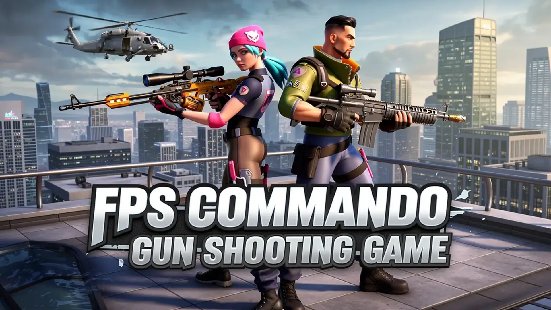 FPS Commando Gun Shooting Game - Disparos Comando FPS Conquista juego