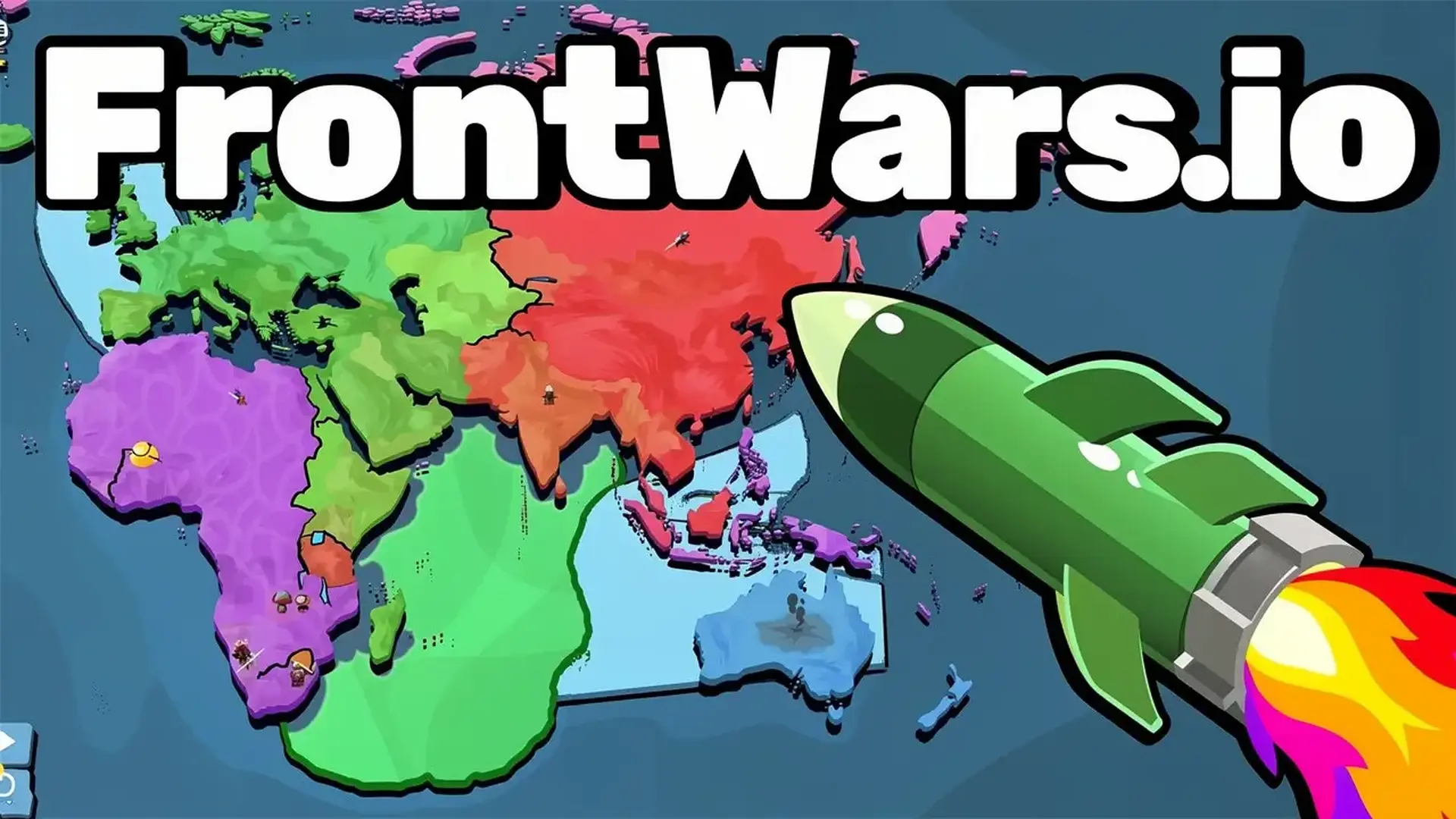 FrontWars.io - لعبة استراتيجية IO سريعة