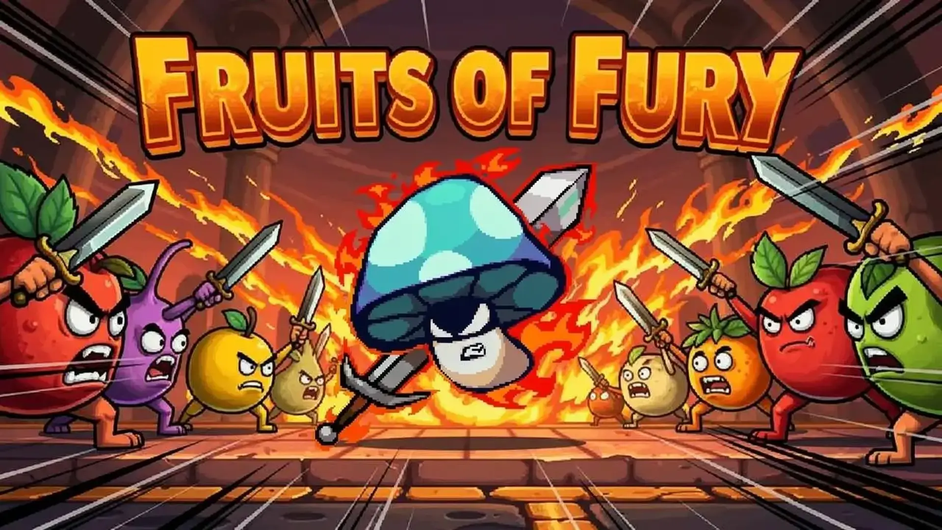 Fruits of Fury - Roguelike acción juego