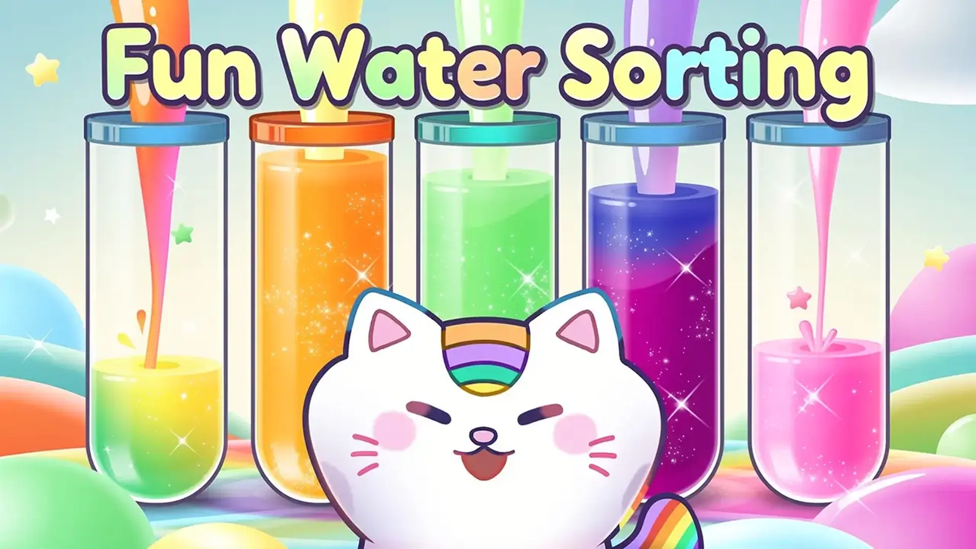 Fun Water Sorting - Puzzle Lógica jogo