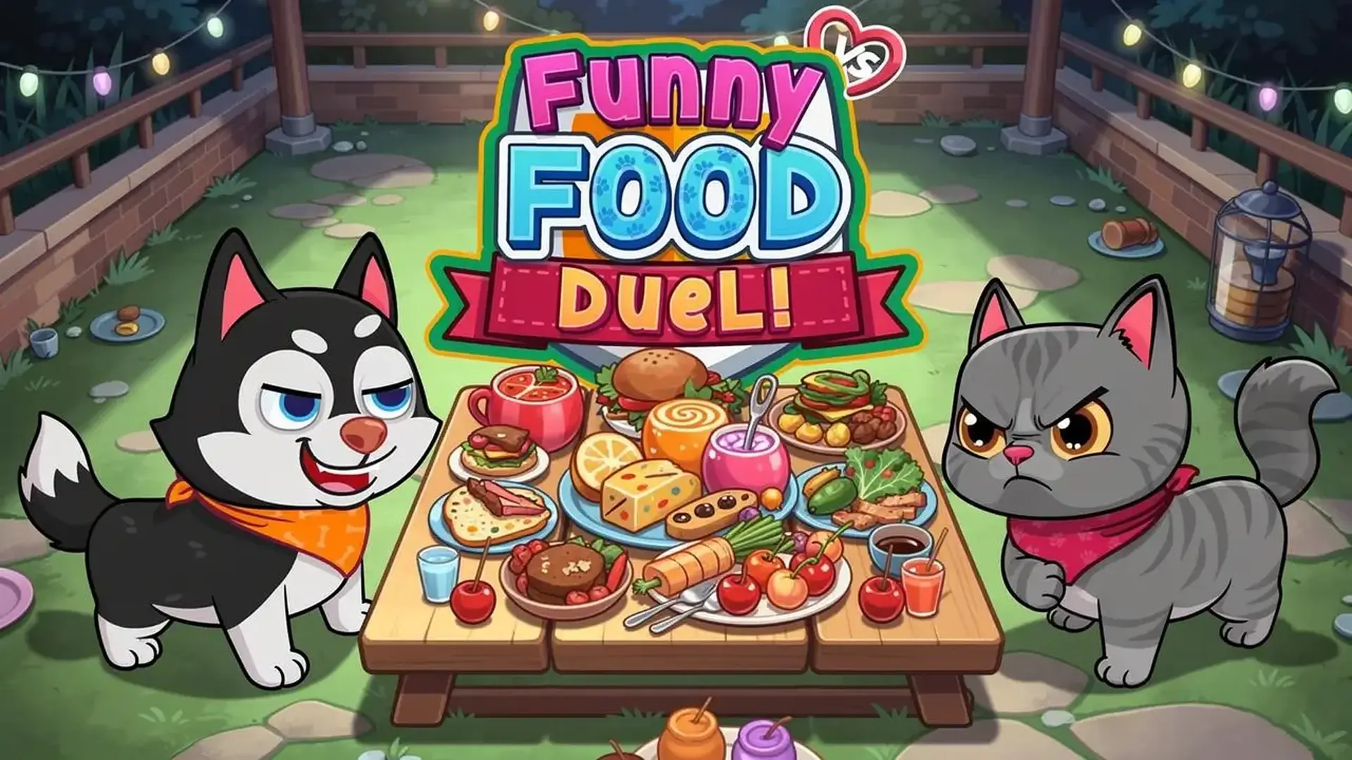Funny Food Duel - Duelo comida rápida juego