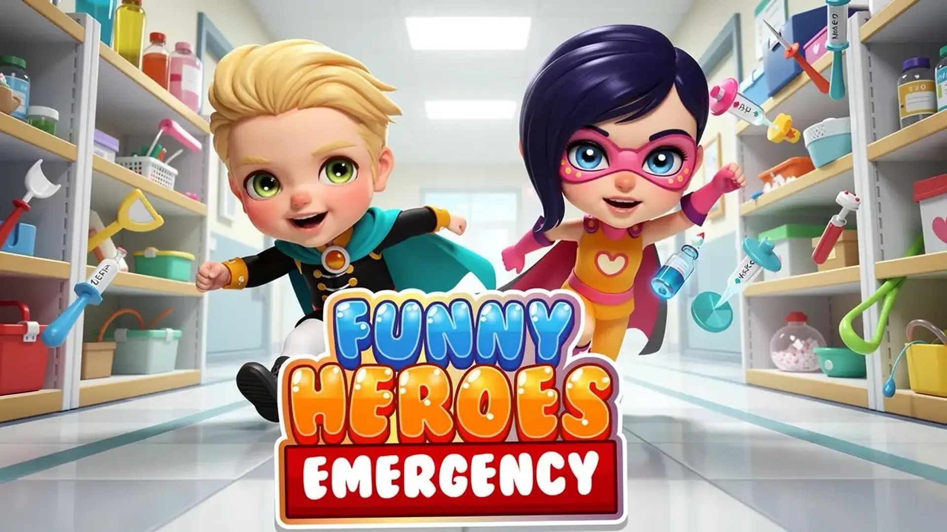 Funny Heroes Emergency - Simulador médico y moda juego