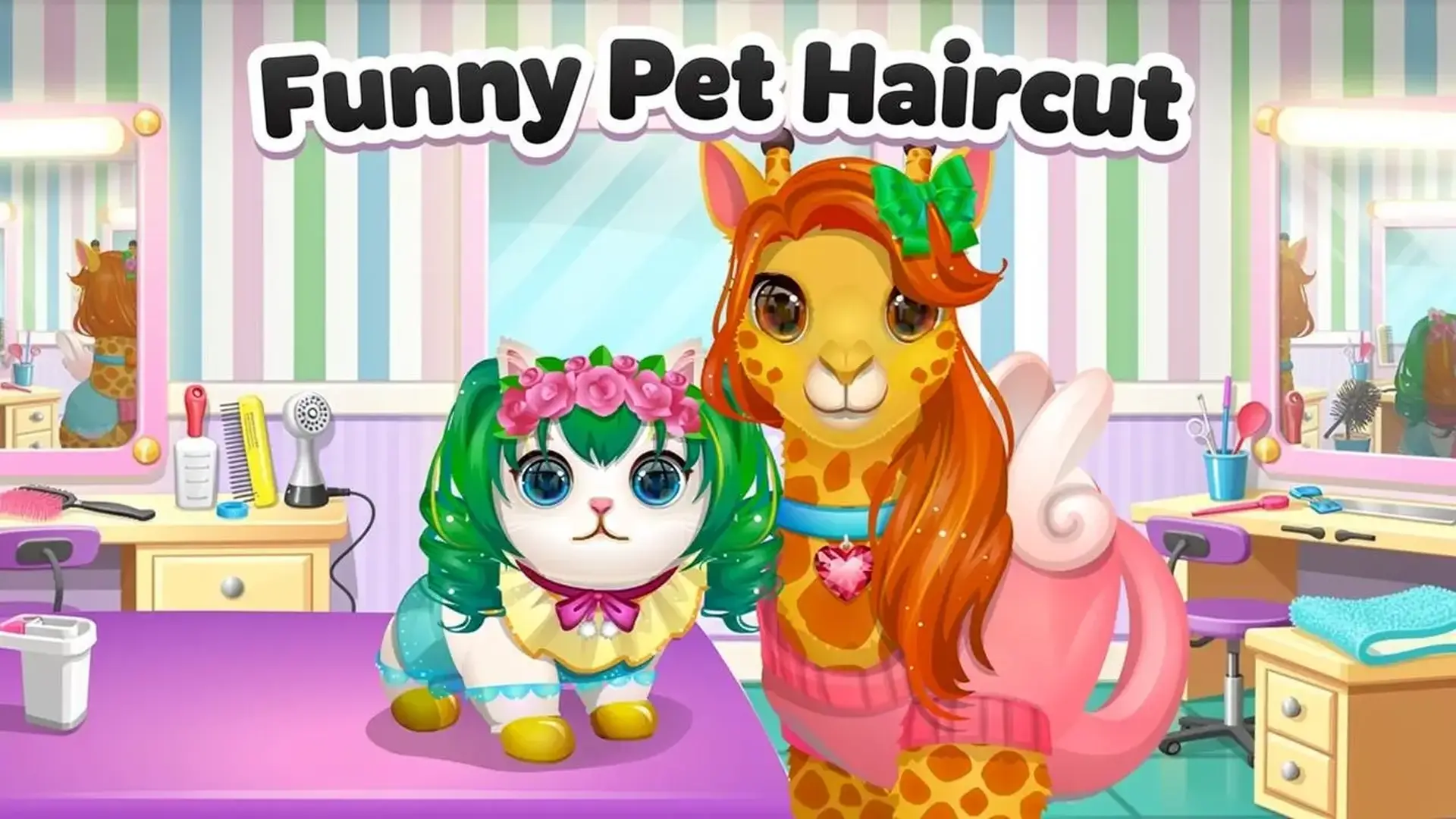 Funny Pet Haircut - Peluquería Animales juego