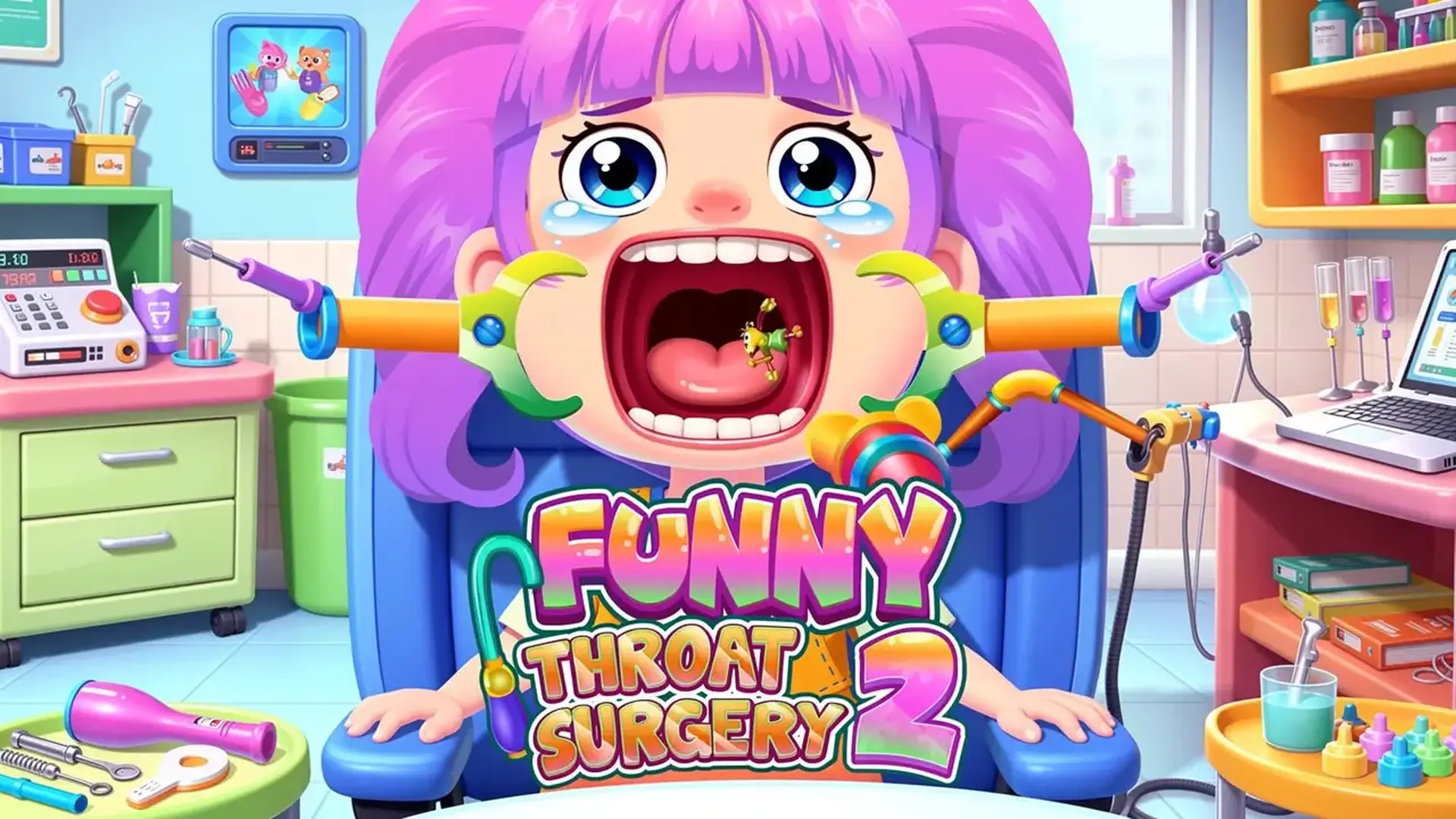 Funny Throat Surgery 2 - Simulador cirugía juego