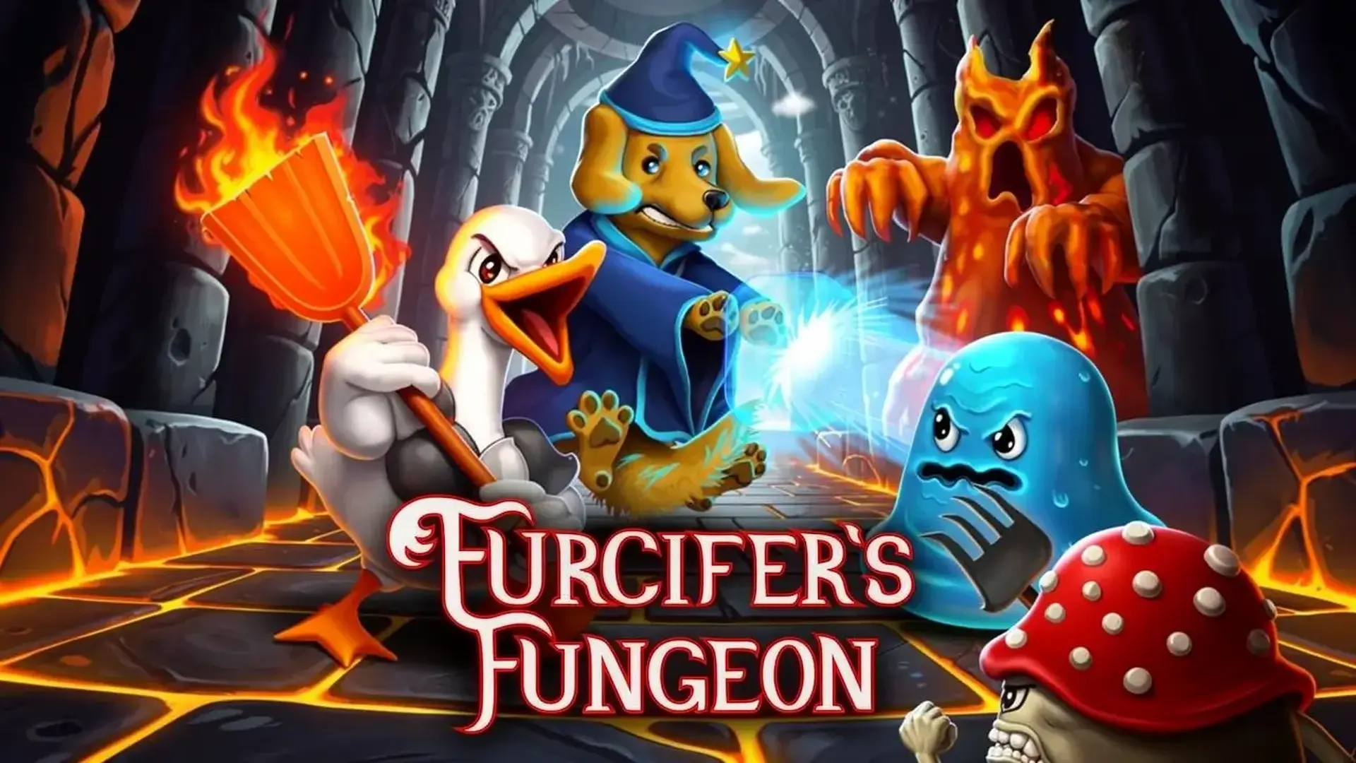 Furcifer's Fungeon - لعبة أكشن وروجلايك