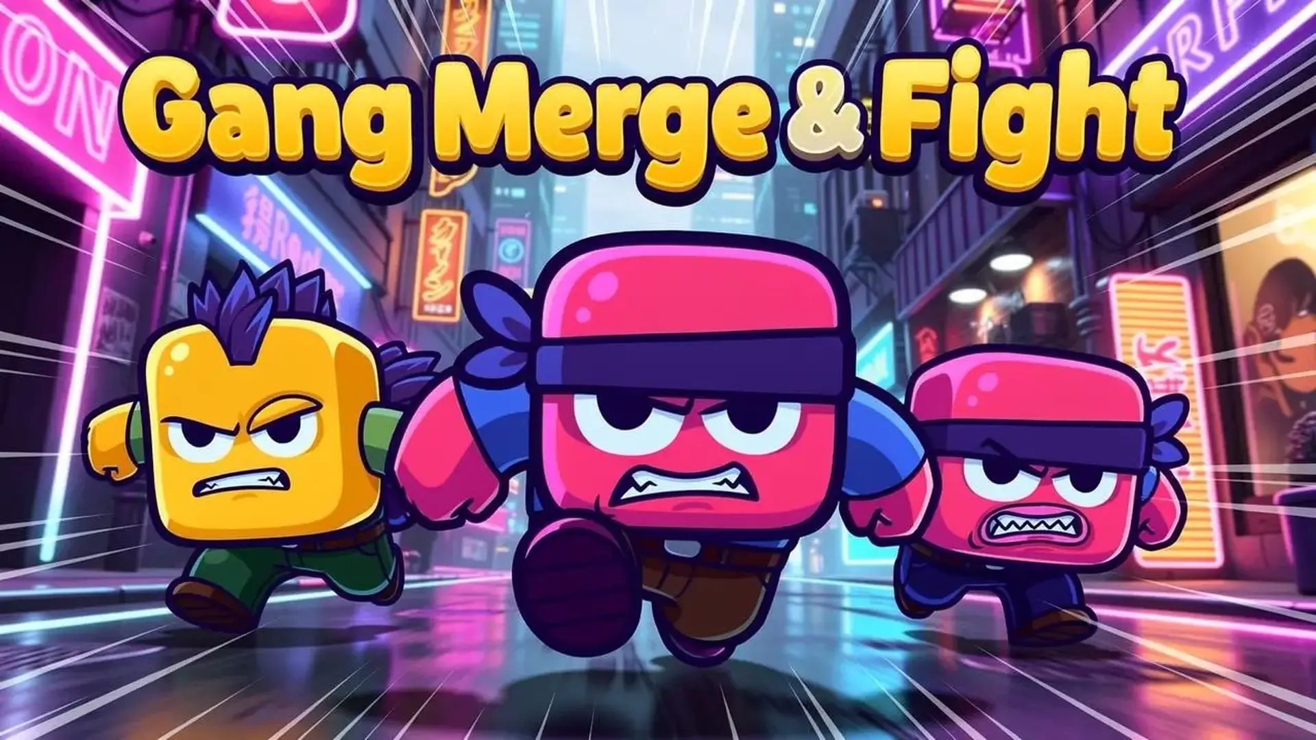 Gang Merge & Fight - لعبة إمزج الأسلحة، شكّل عصابتك