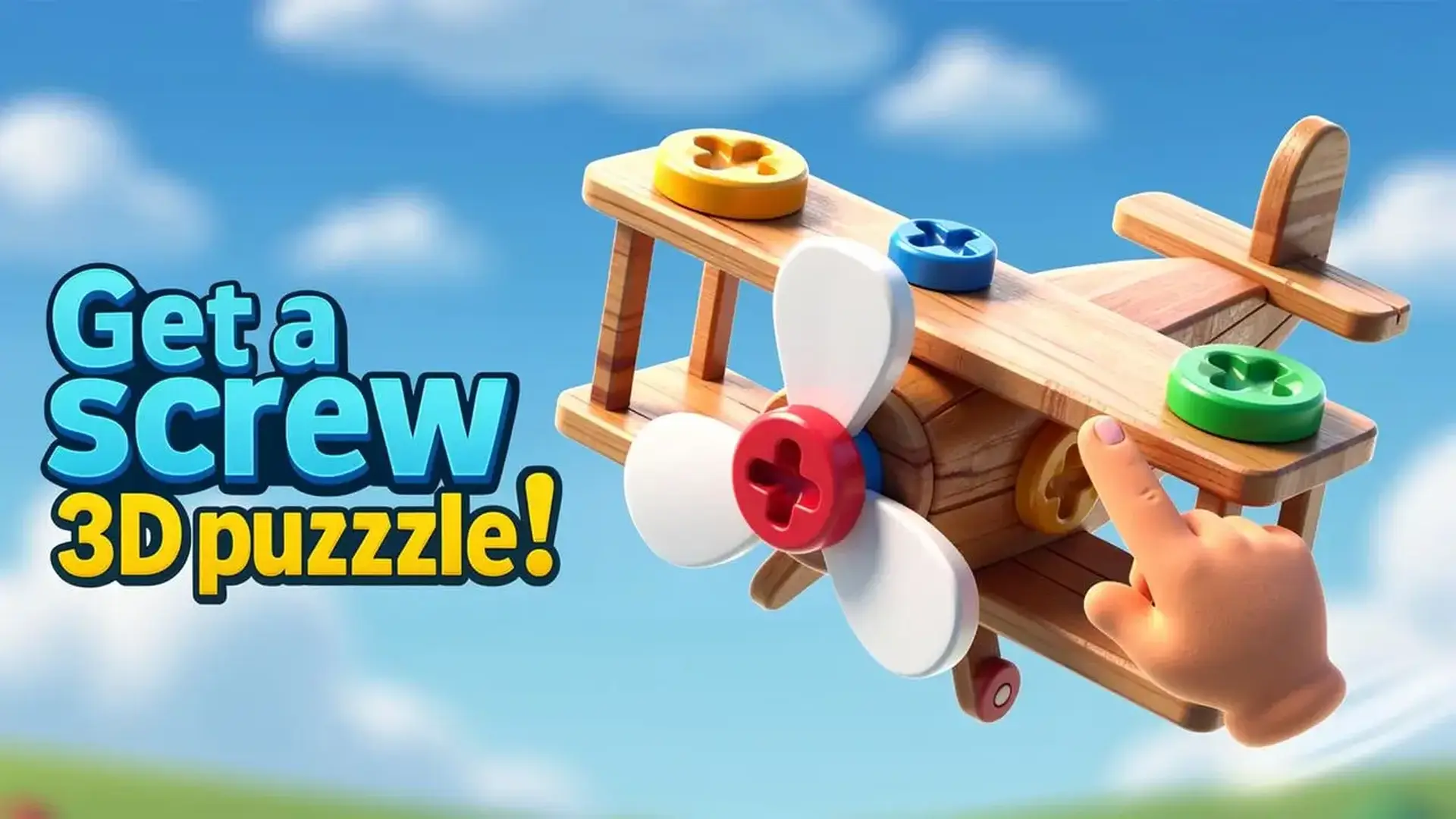 Get a Screw: 3D Puzzle! - strategically unscrew pins disassemble game