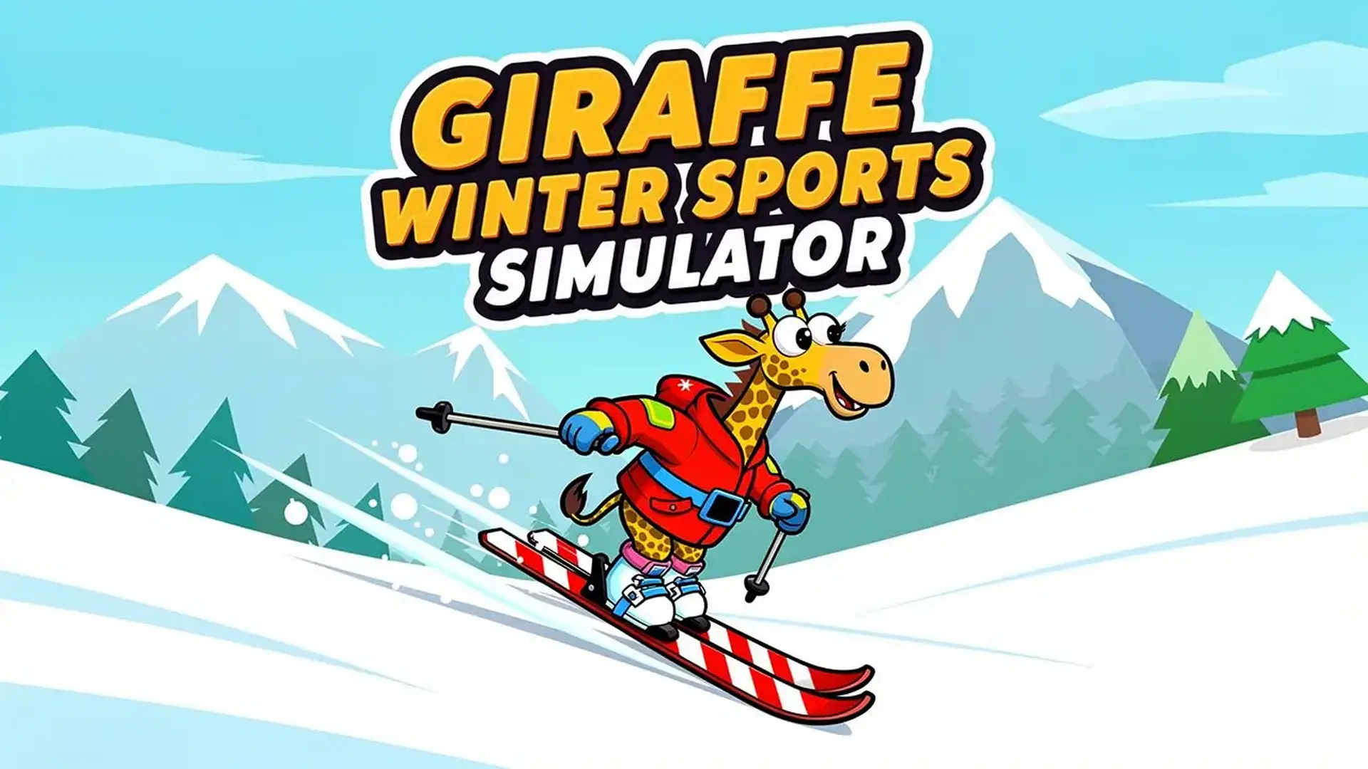 Giraffe Winter Sports Simulator - Sandbox jirafas juego