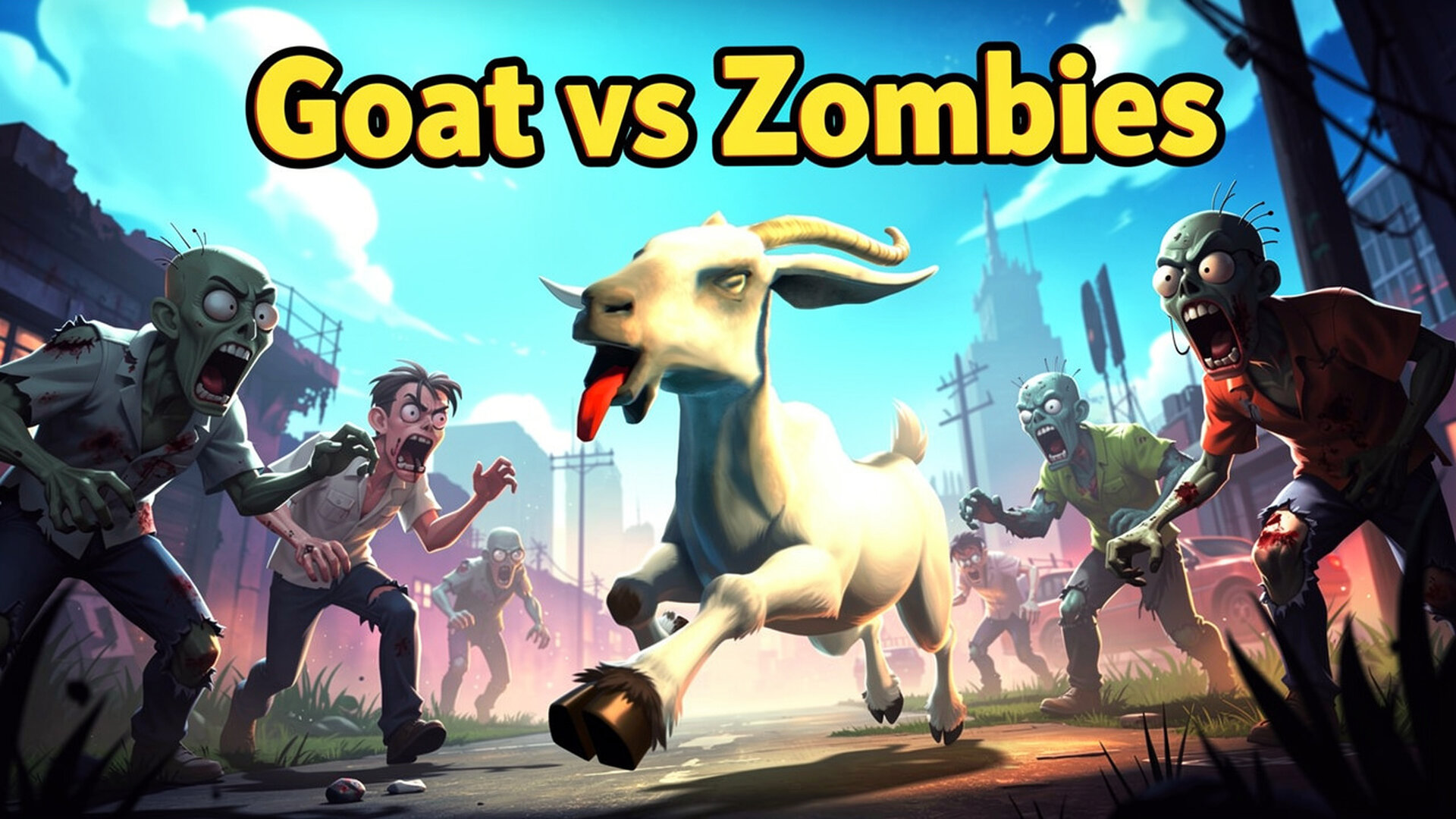 Goat vs Zombies - Simulador Ação Ragdoll jogo