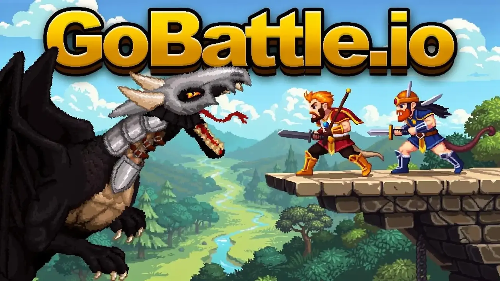 GoBattle.io - MMORPG Pixel juego