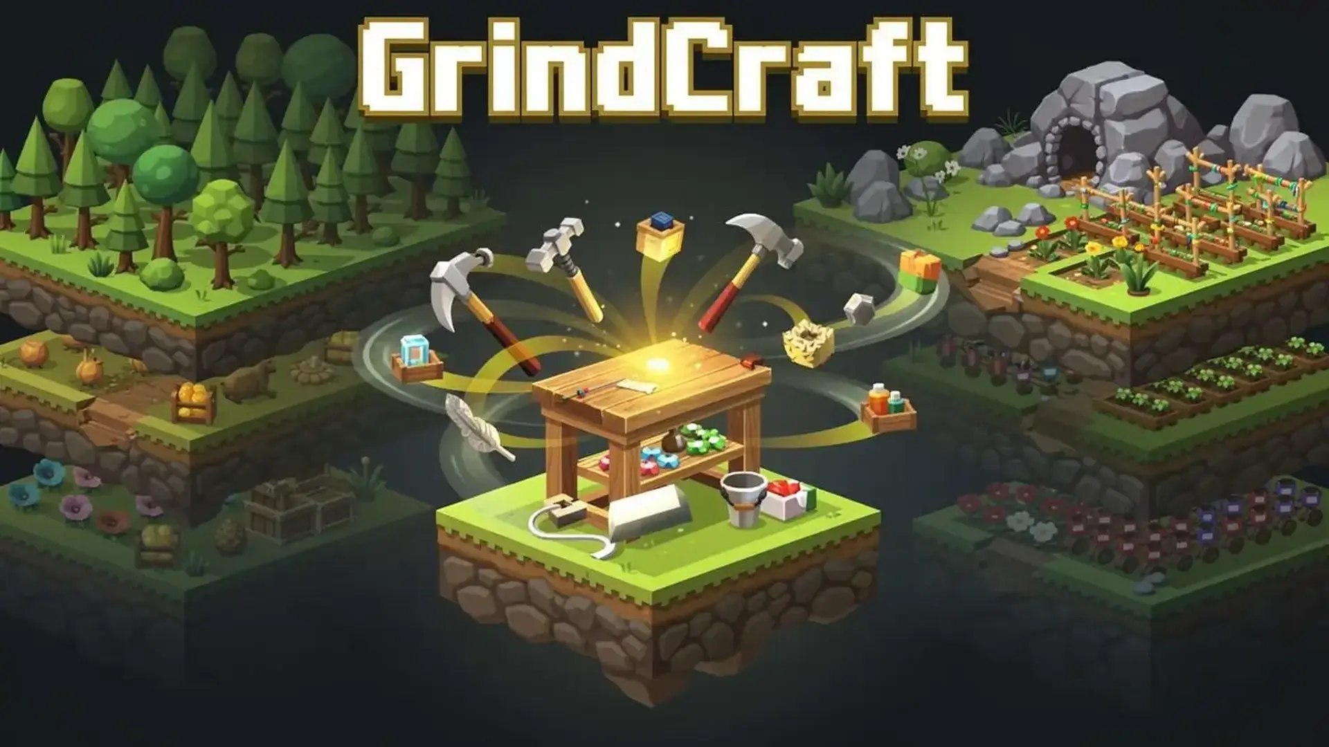 GrindCraft - Clicker Idle Crafteo juego
