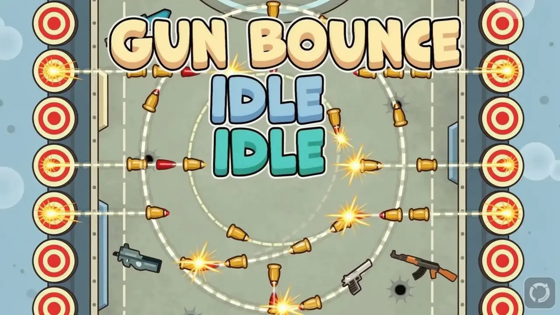 Gun Bounce Idle - strategy game