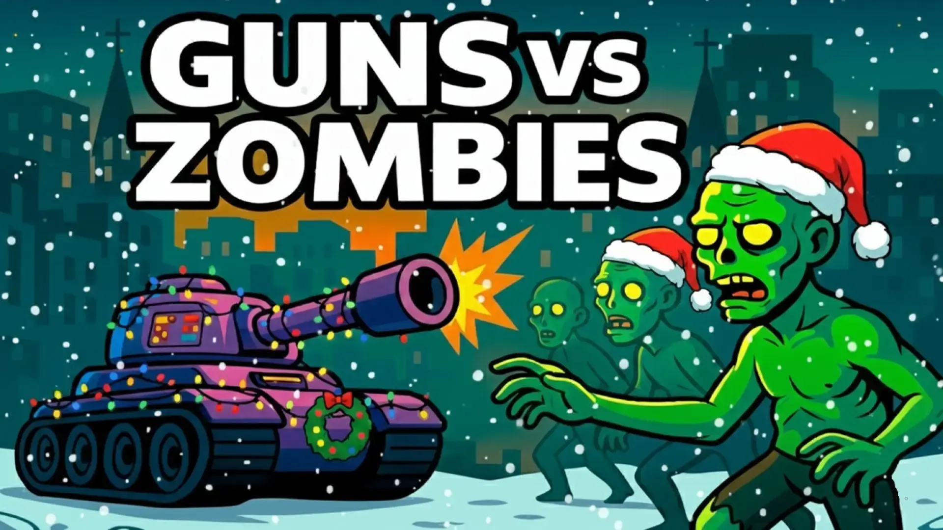 Guns vs Zombies - 末日废土策略射击，融合坦克与枪械，智取僵尸狂潮，构建你的生存防线！ 游戏