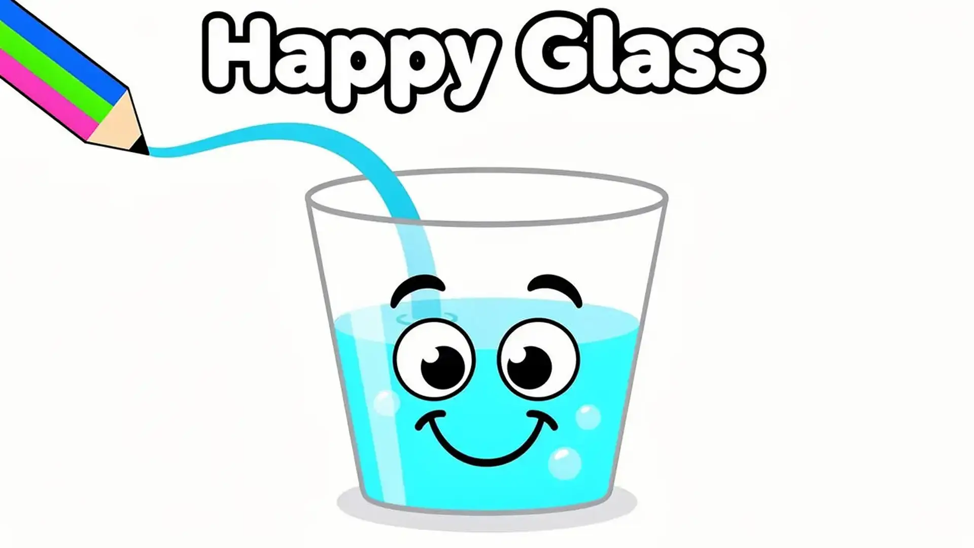 Happy Glass - 物理划线益智：发挥无限创意，通过物理引擎精准划线填满玻璃杯，挑战逻辑极限赢取三星评价！ 游戏