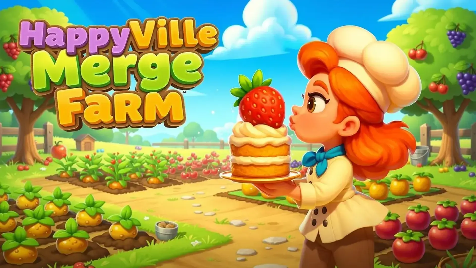 HappyVille Merge Farm - 体验合并乐趣，建设梦想农场，享受无压力的乡村生活！ 游戏