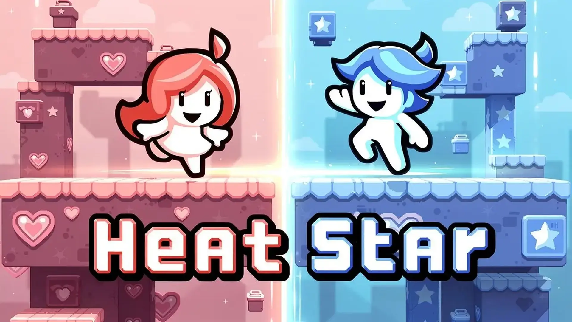 Heart Star - Puzzle plataforma retro com jogo