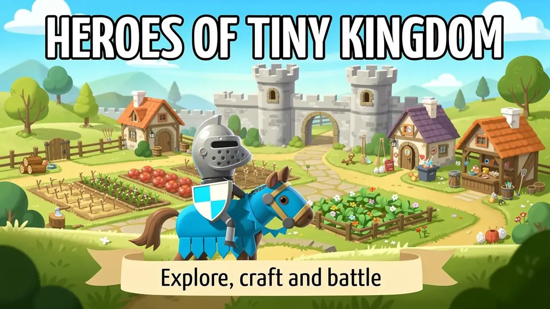 Heroes of Tiny Kingdom - لعبة استراتيجية بناء مملكة خاملة