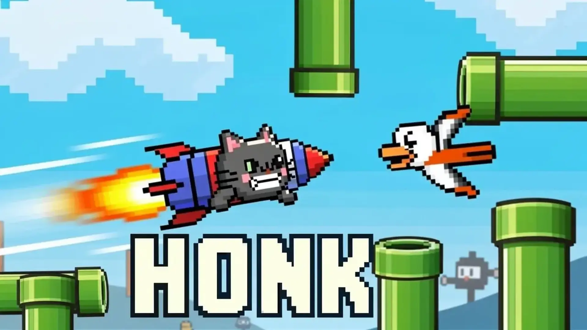Honk - لعبة ابتكر مسارات عقبات فريدة،