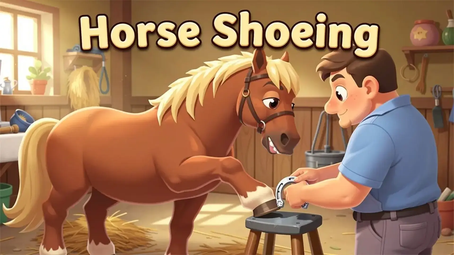Horse Shoeing - 写实3D马匹护理模拟：从清理到钉掌，在指尖开启你的专属马厩经营大师之路。 游戏
