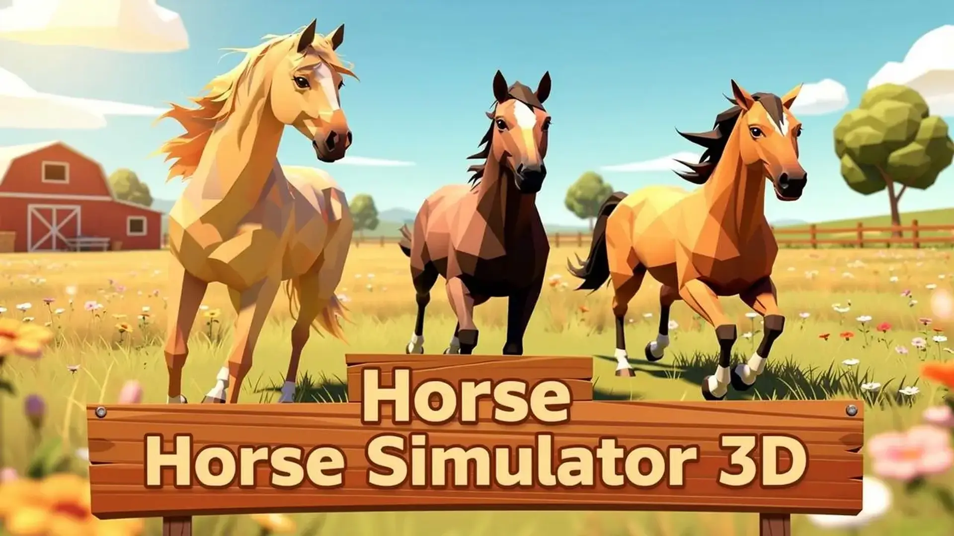 Horse Simulator 3D - 沉浸式动物生存模拟RPG：在广阔3D开放世界中体验真实的马匹生活，组建你的专属马群！ 游戏