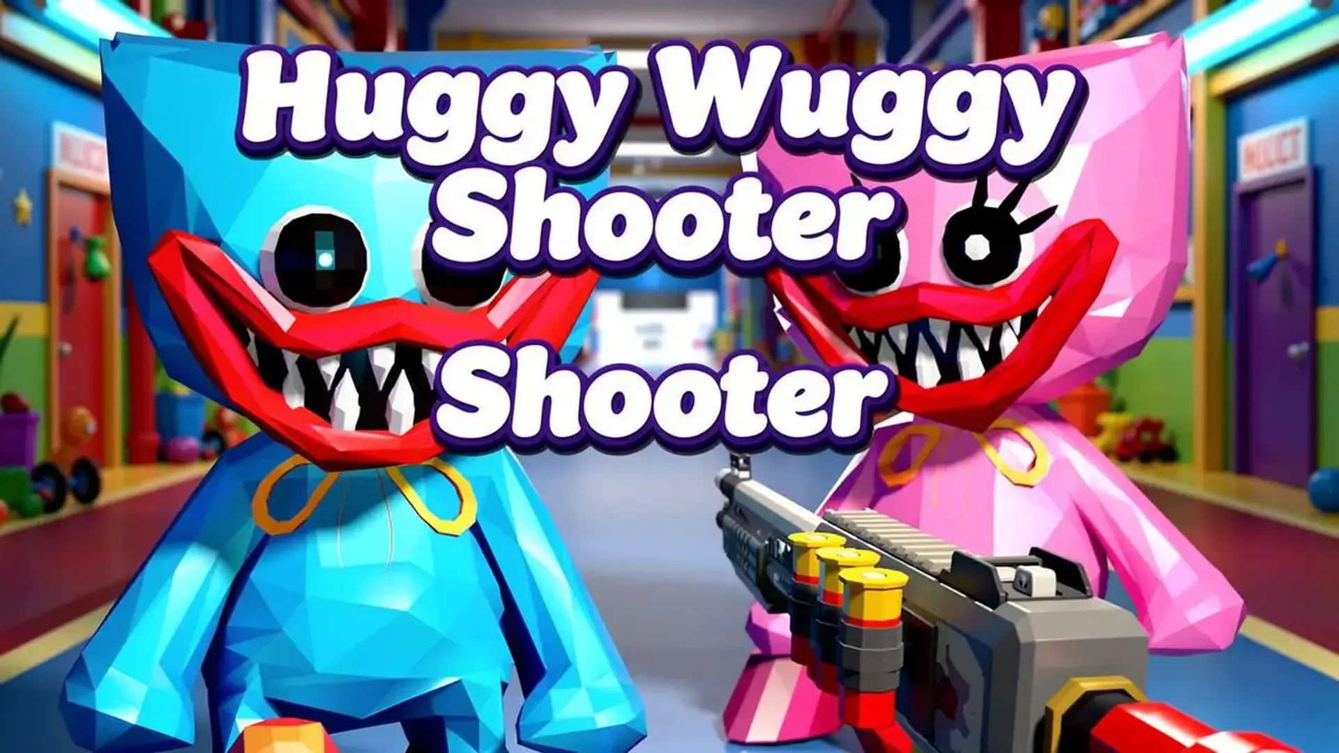 Huggy Wuggy Shooter - لعبة تصويب ورعب