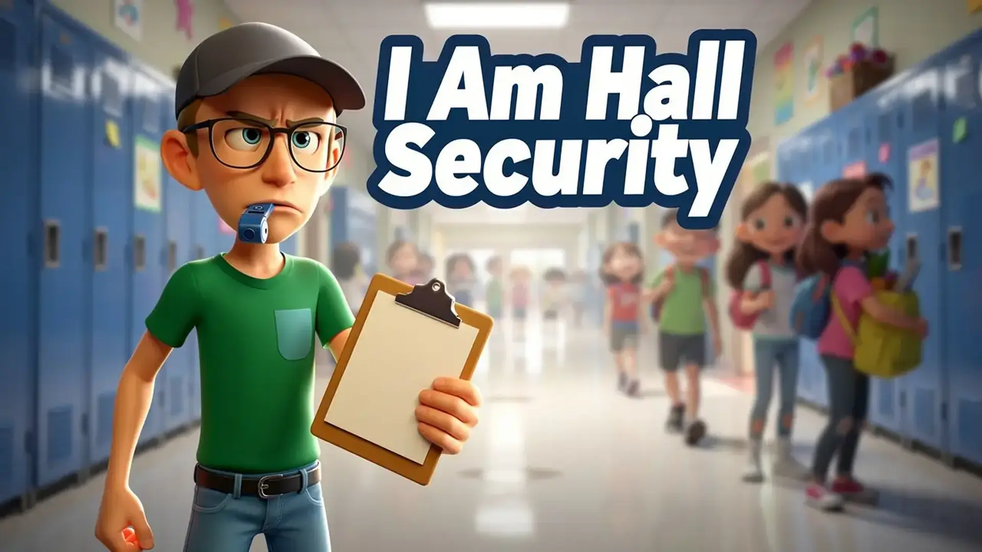 I Am Hall Security - 3D校园管理模拟器：化身铁面走廊守卫，在多变决策中维护校园绝对秩序，体验极致管理快感。 游戏
