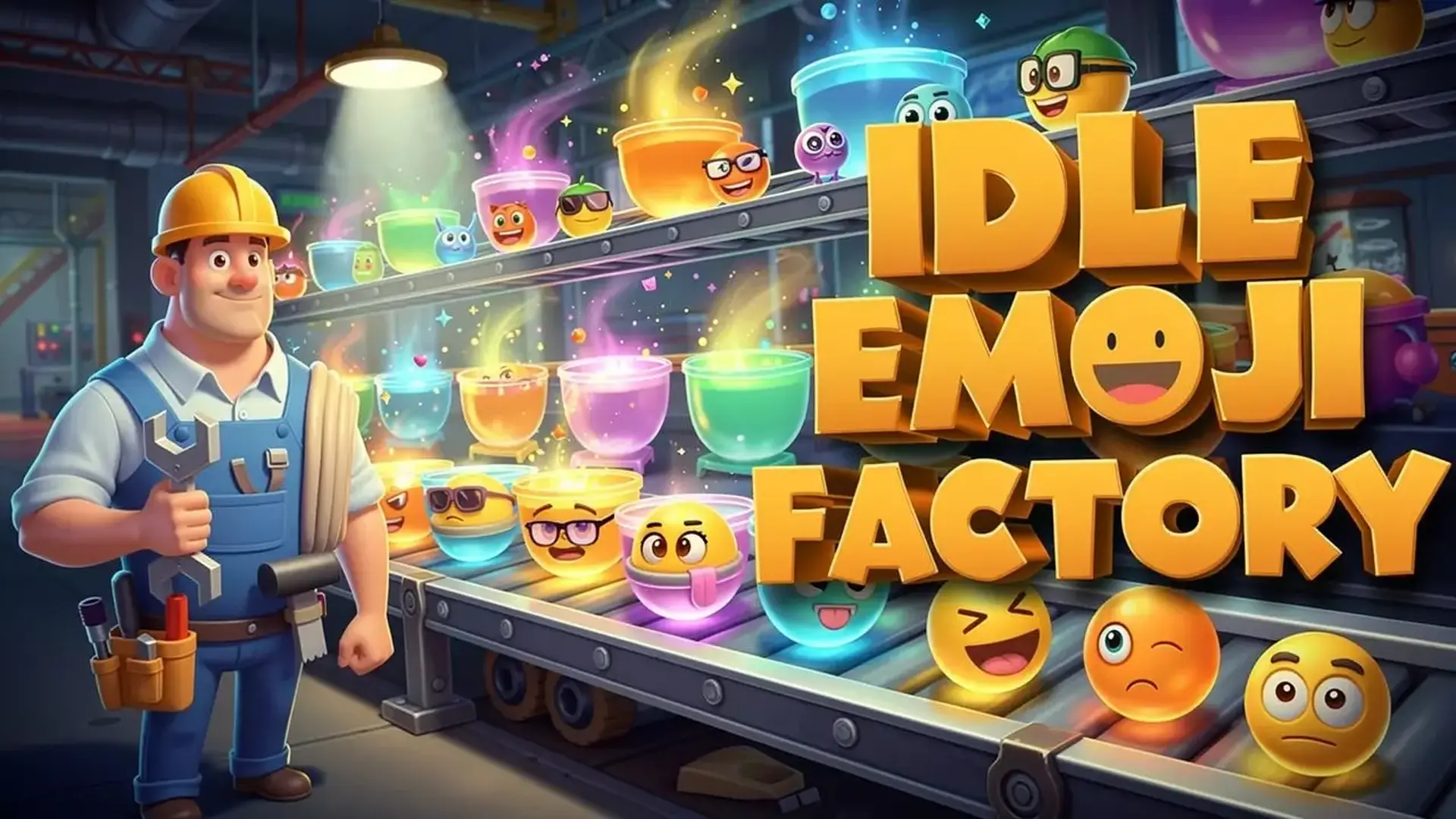 Idle Emoji Factory - 终极放置点击模拟器，自动化生产，解锁稀有表情，策略经营建立你的专属表情帝国！ 游戏