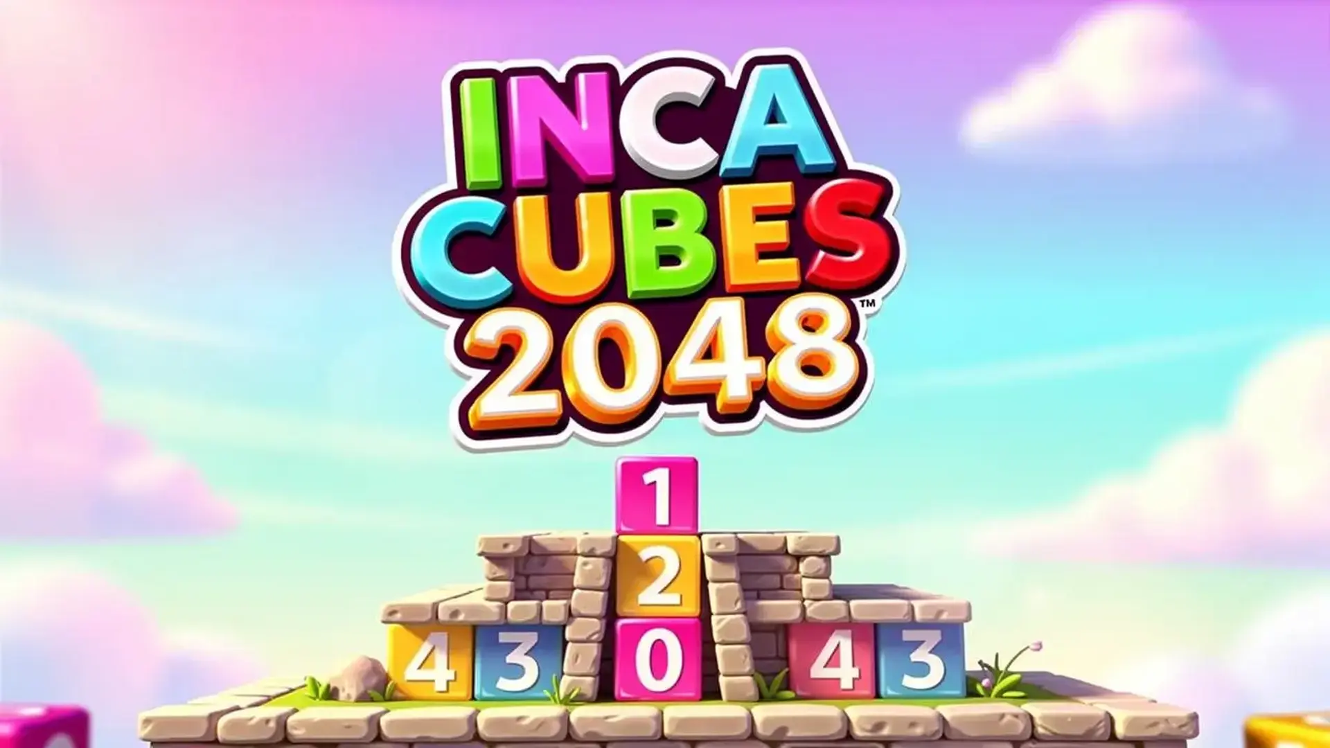 Inca Cubes 2048 - لعبة لغز الدمج 2048