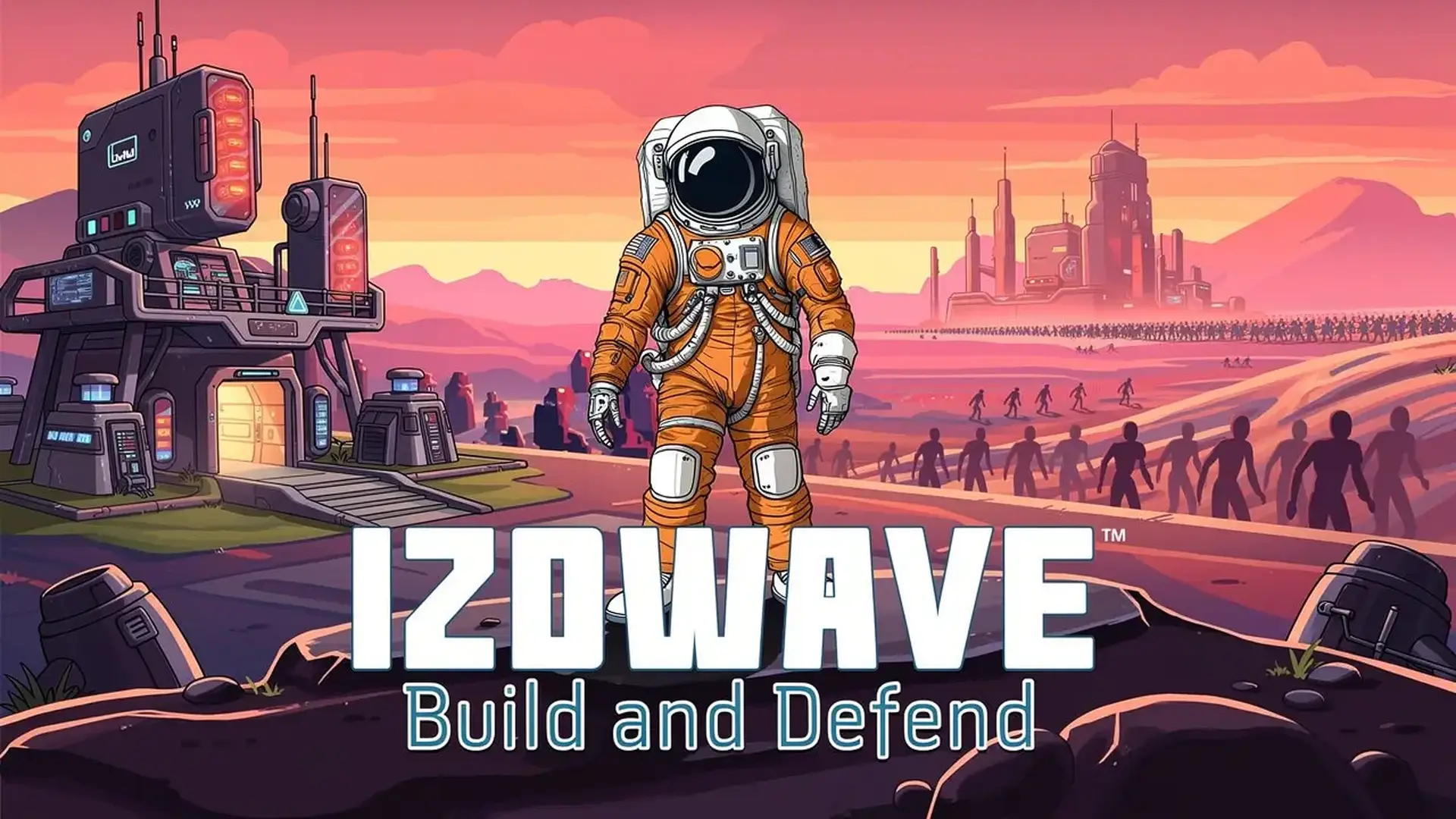 IZOWAVE: Build and Defend - لعبة استراتيجية بناء القواعد