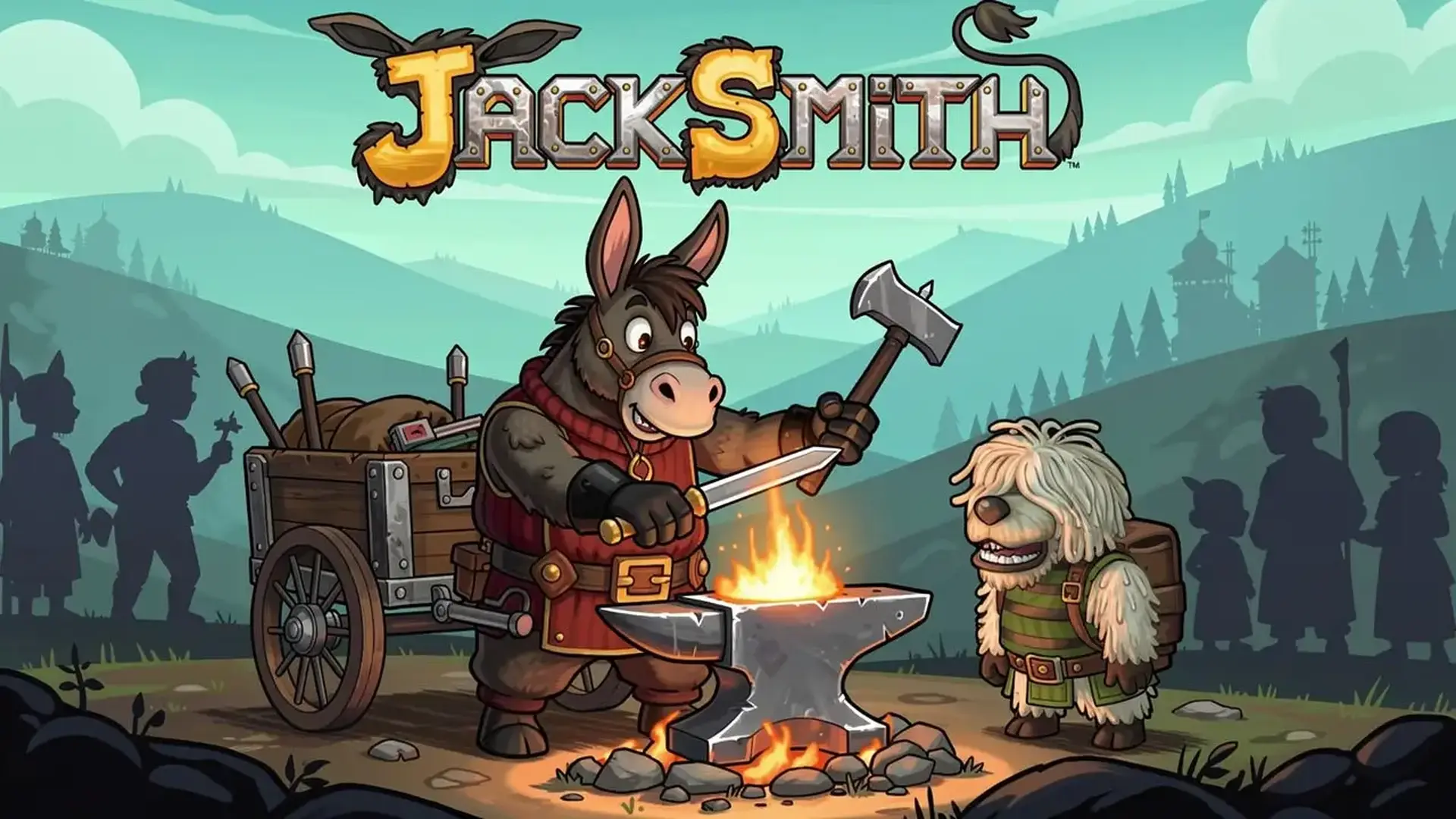 Jacksmith - 【鍛冶屋シミュレーション】戦士のために最強の剣と弓を鍛え上げろ！素材を組み合わせて作る本格クラフトRPG ゲーム