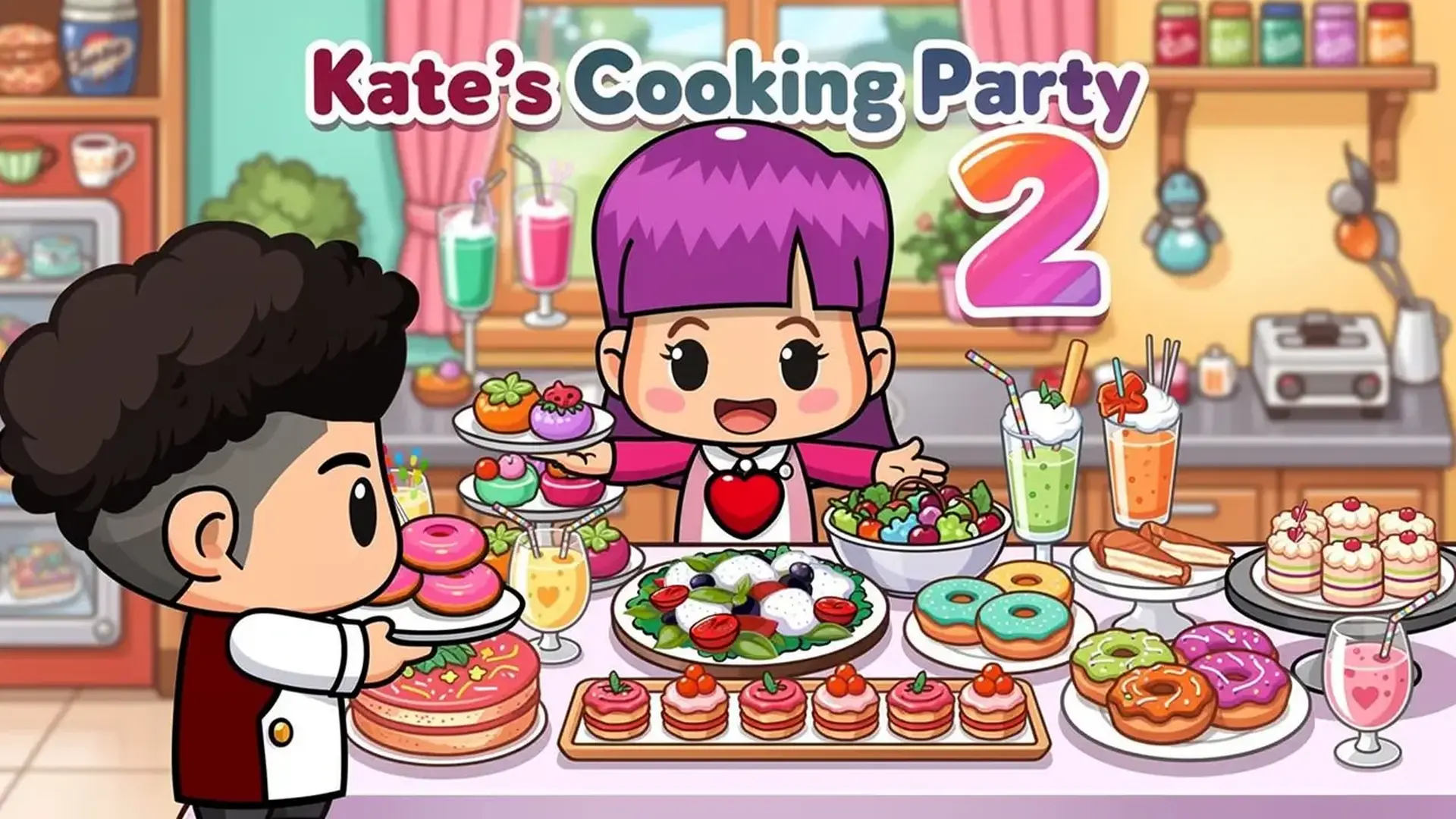 Kate's Cooking Party 2 - 多人在线合作餐厅经营：携手好友挑战海量创新菜谱，体验急速配餐的巅峰快感！ 游戏