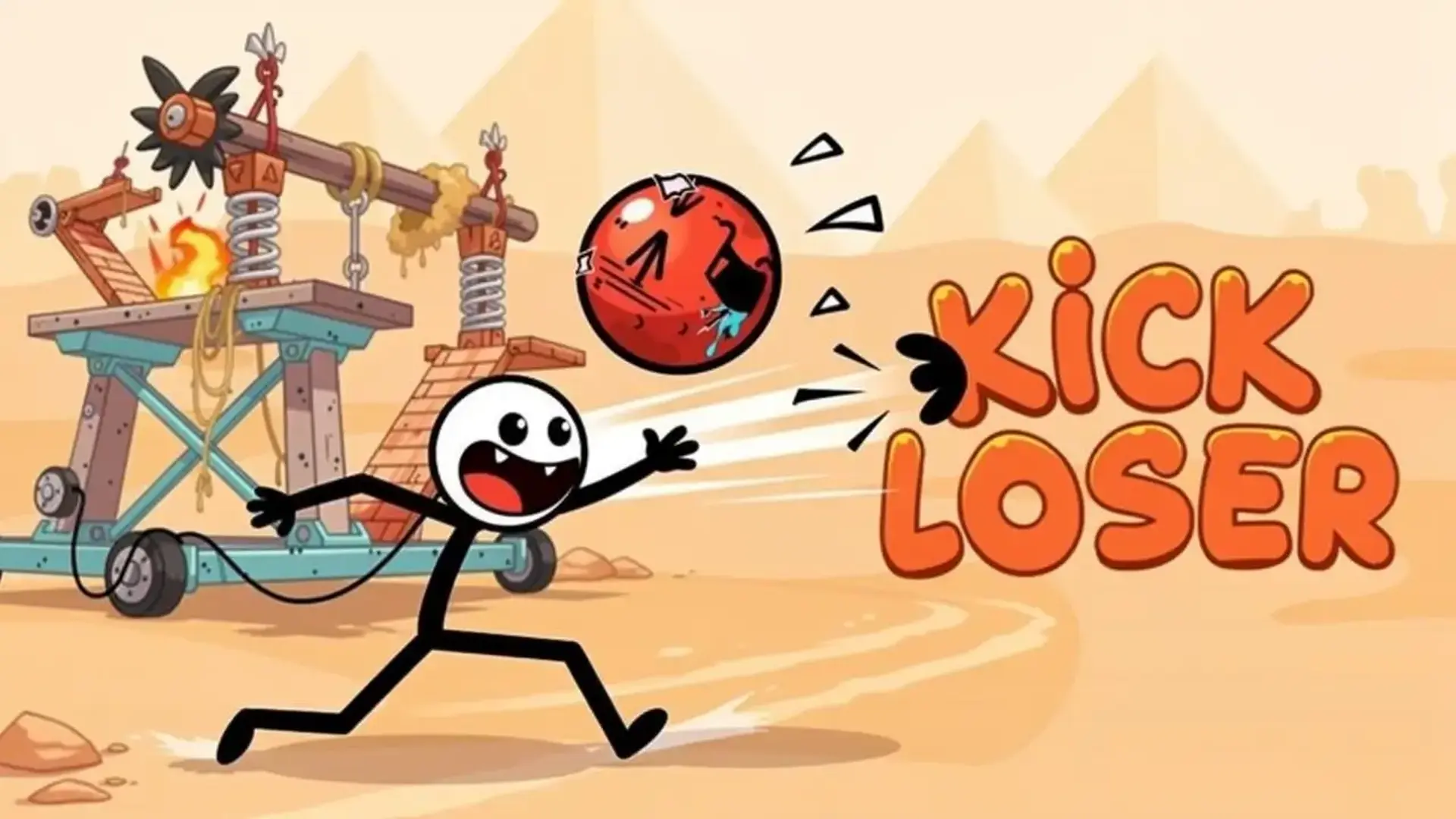 Kick Loser - لعبة تدمير دمى خرقة متعة