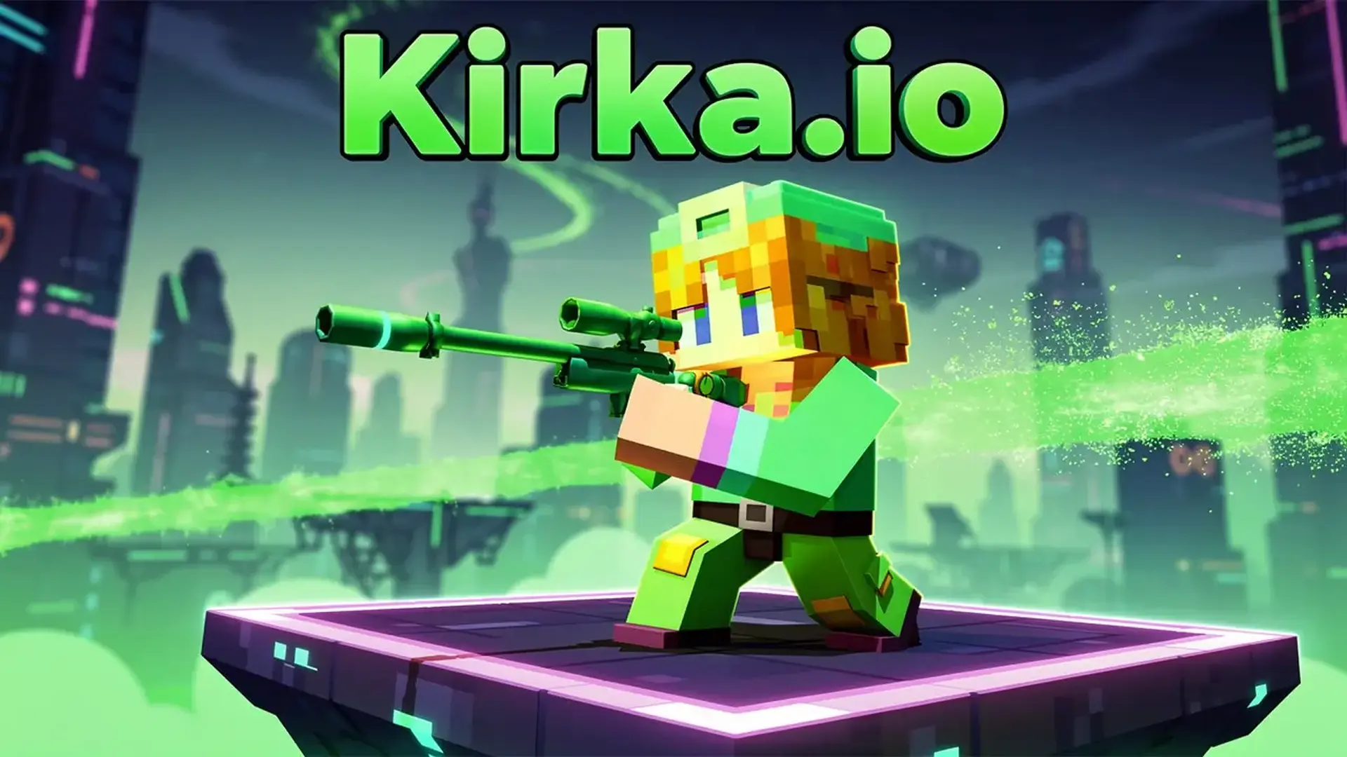 Kirka.io - FPS Vóxel Disparos ultrarrápidos juego