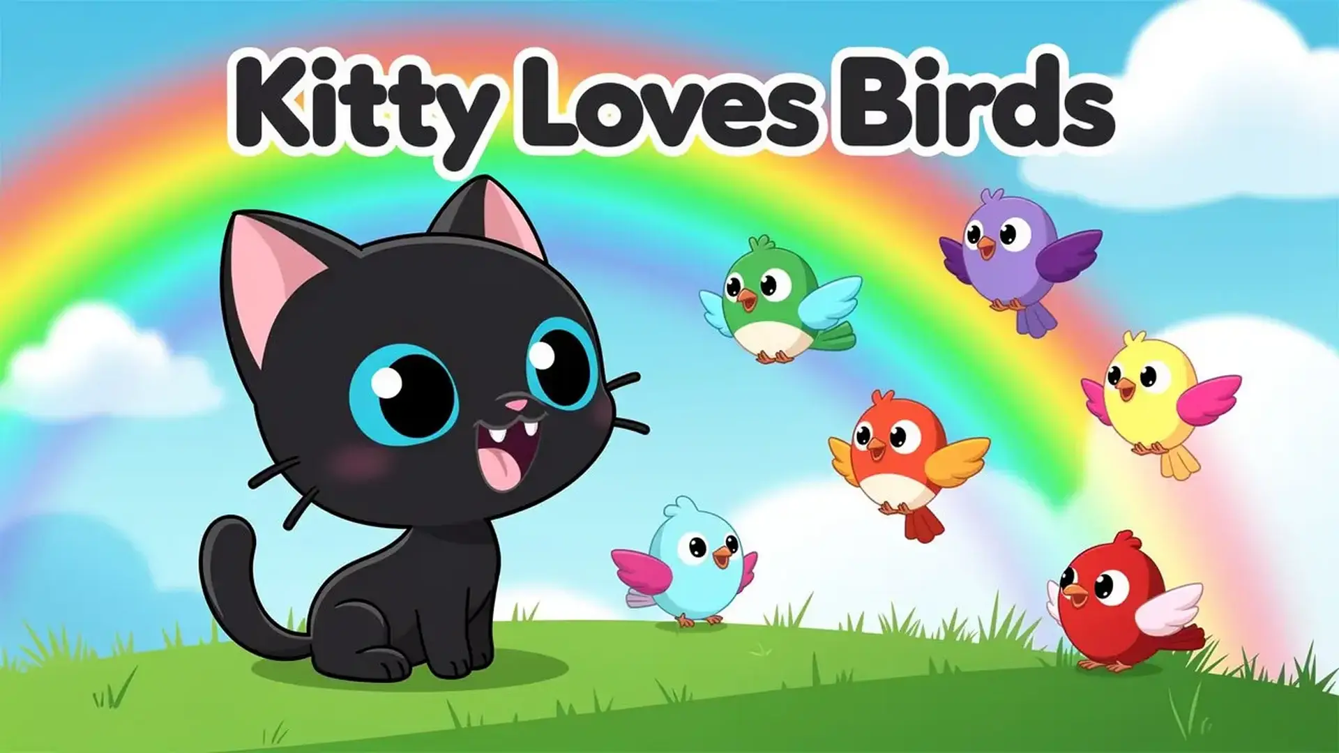 Kitty Loves Birds - Plataformas 2D precisión juego