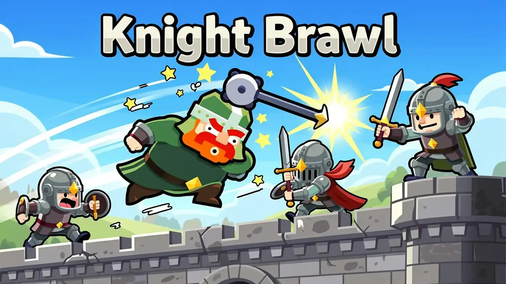 Knight Brawl - Brawler medieval juego