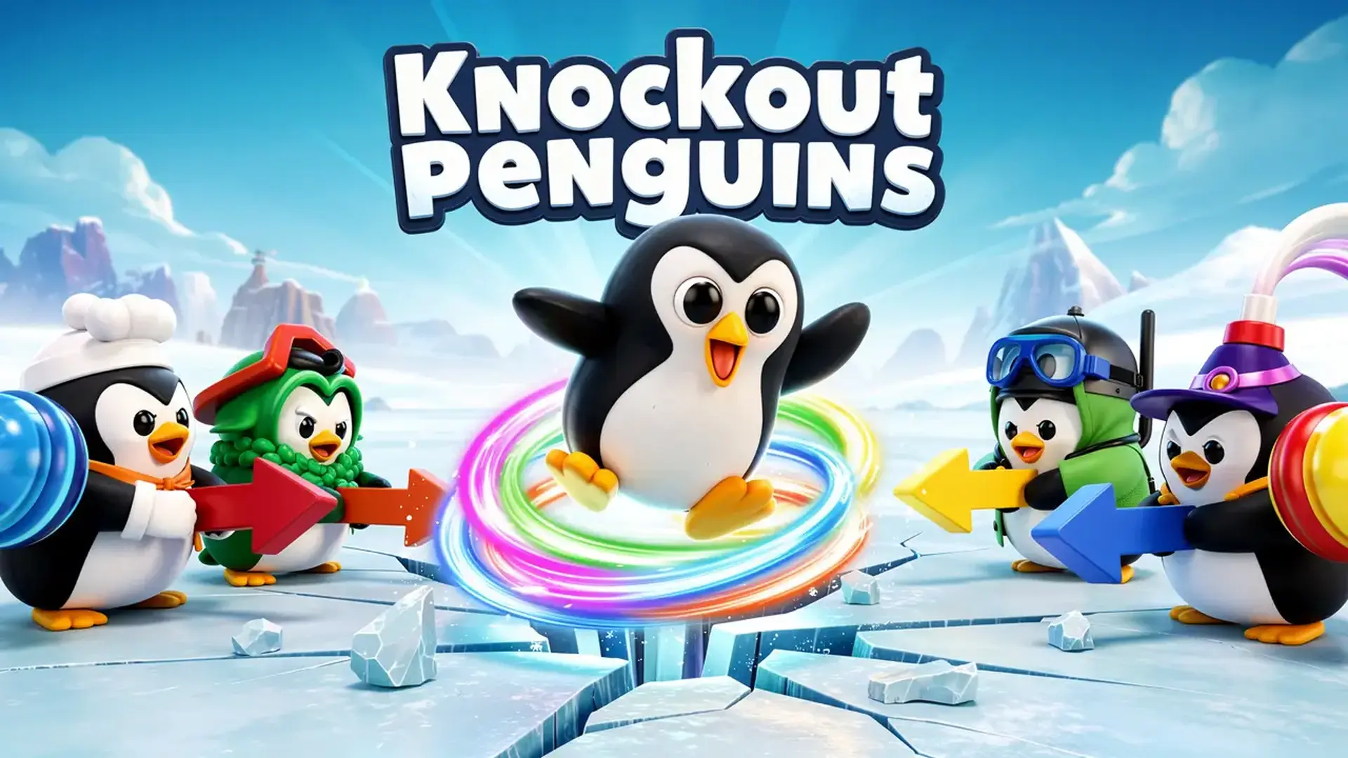 Knockout Penguins - لعبة معارك فيزيائية فوضوية للبطاريق