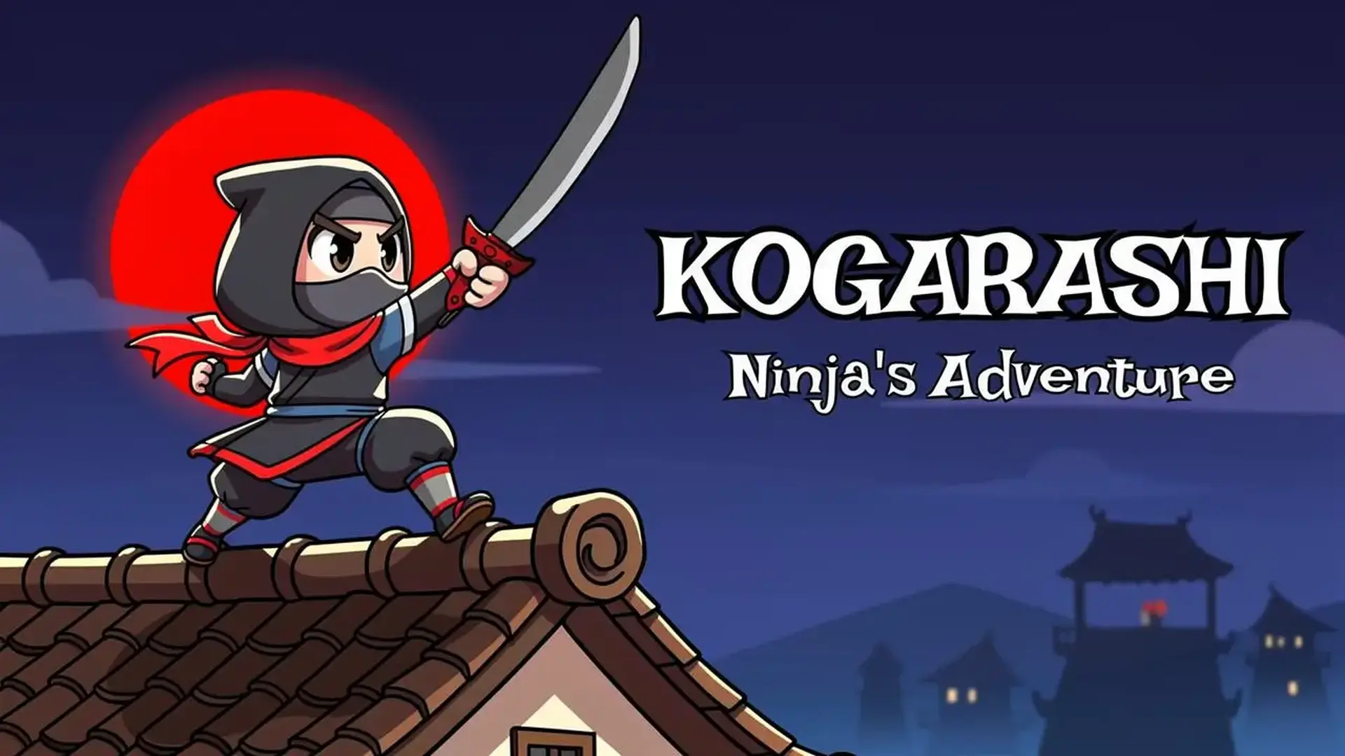 Kogarashi: Ninja's Adventure - 像素忍者高难度闯关，飞檐走壁攀登富士山，免费在线挑战你的极限反应力！ 游戏