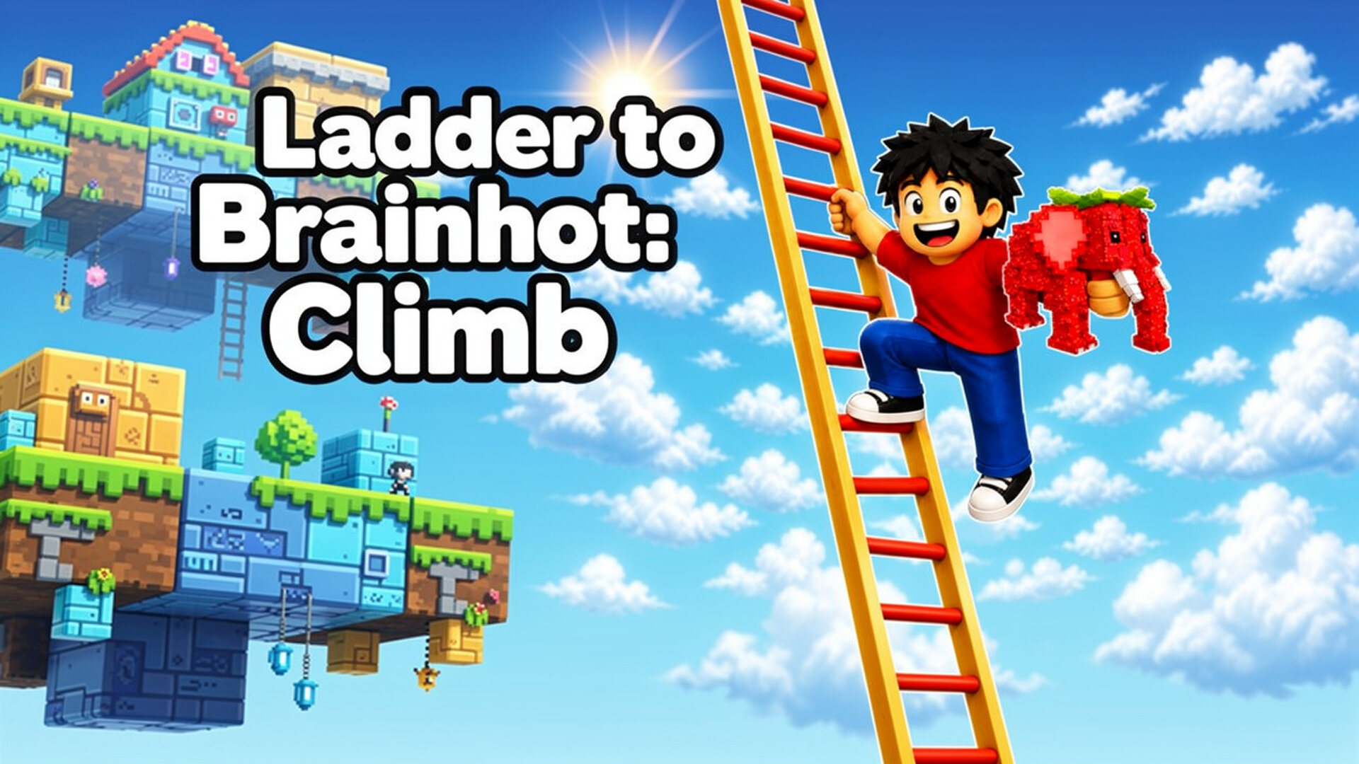Ladder to Brainhot: Climb - jeu de Parkour et Obby Vertigineux