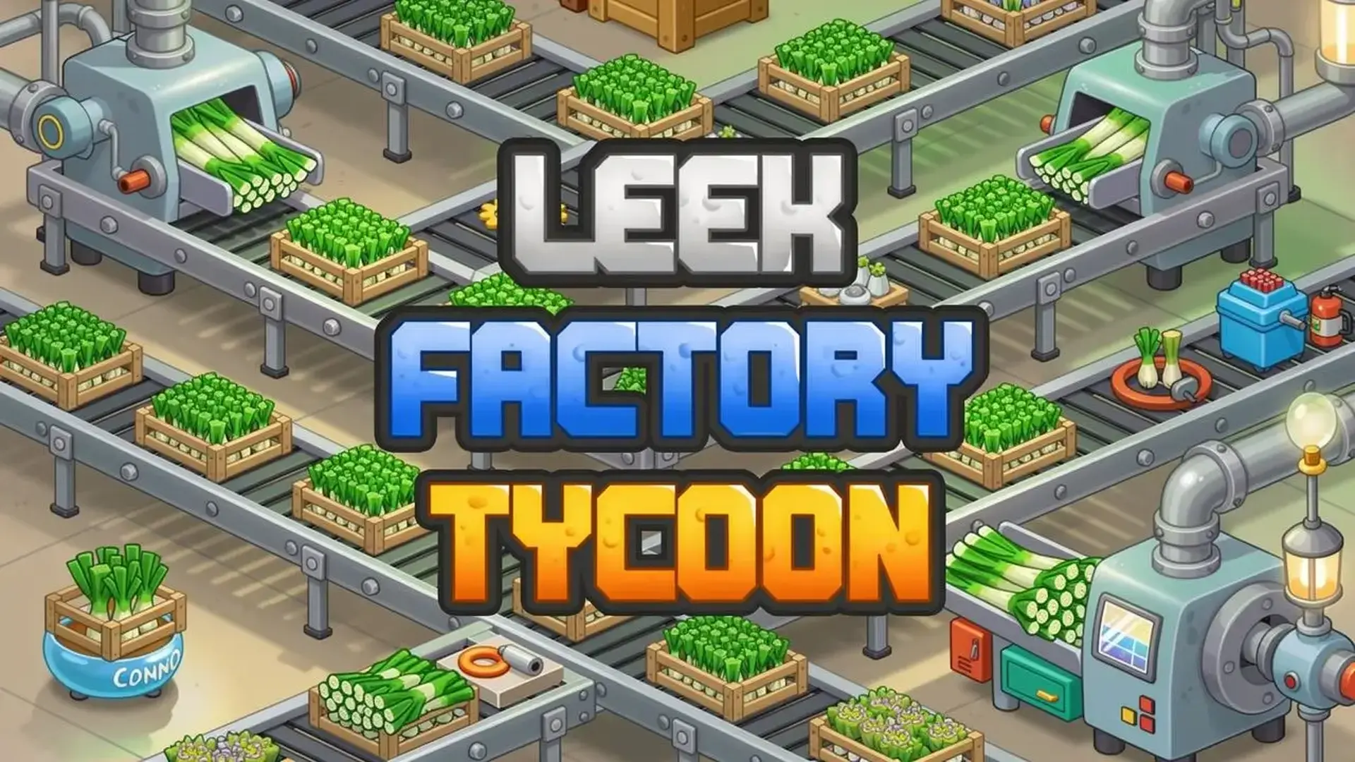 Leek Factory Tycoon - 策略放置大亨，打造高效自动化工厂，轻松管理，扩张你的韭菜帝国！ 游戏