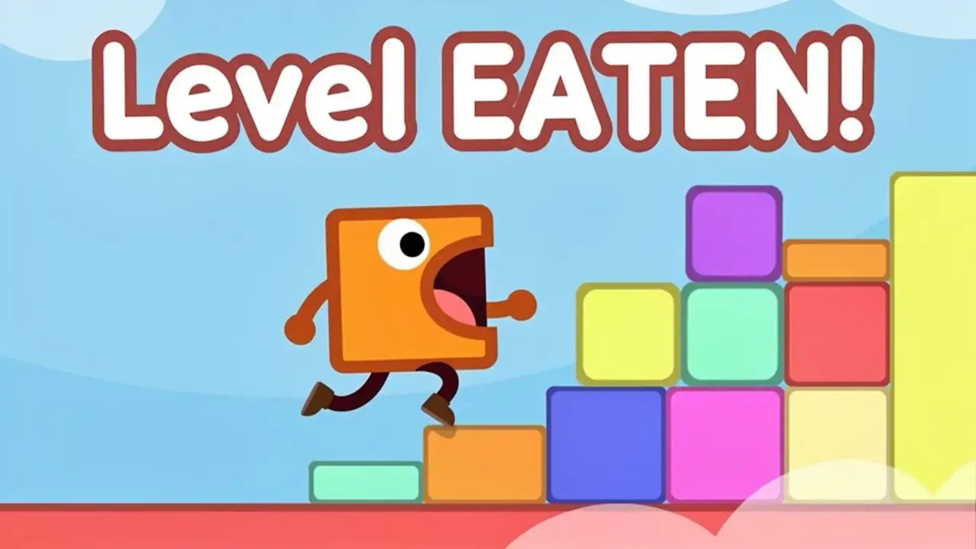 Level EATEN! - consume blocks grow game
