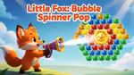 Little Fox: Bubble Spinner Pop - オンラインでプレイ