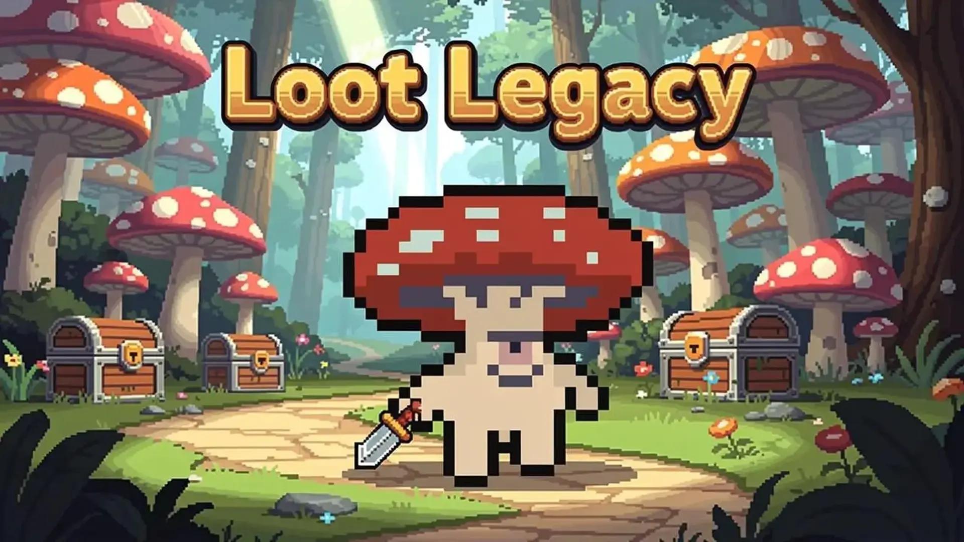 Loot Legacy - RPG Clicker em Pixel jogo
