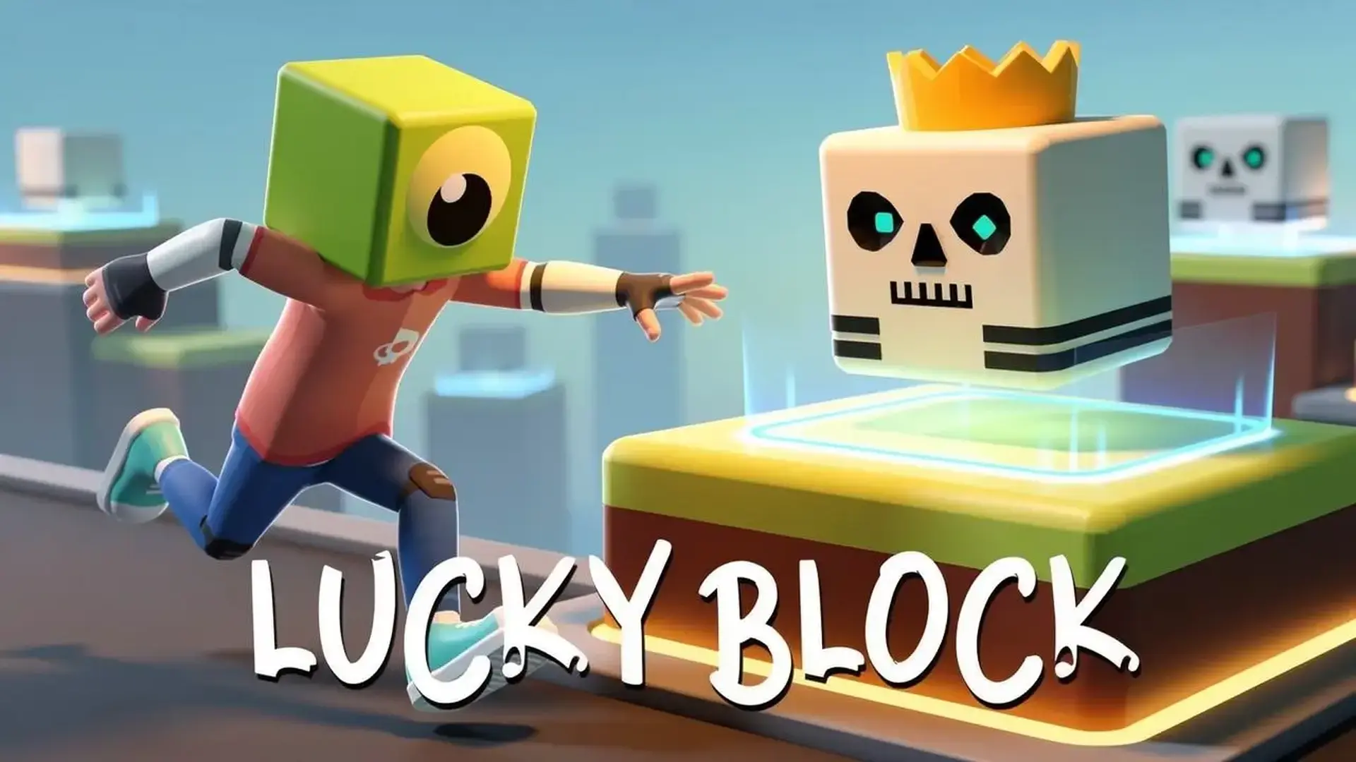 Lucky Block - لعبة هروب وأكشن استراتيجية فريدة