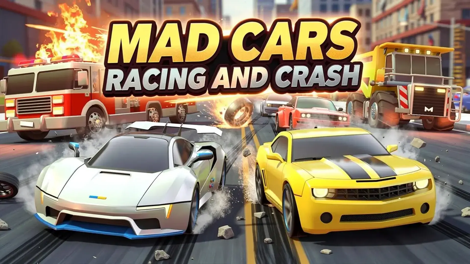 Mad Cars Racing and Crash - Carreras y Combate Vehicular juego