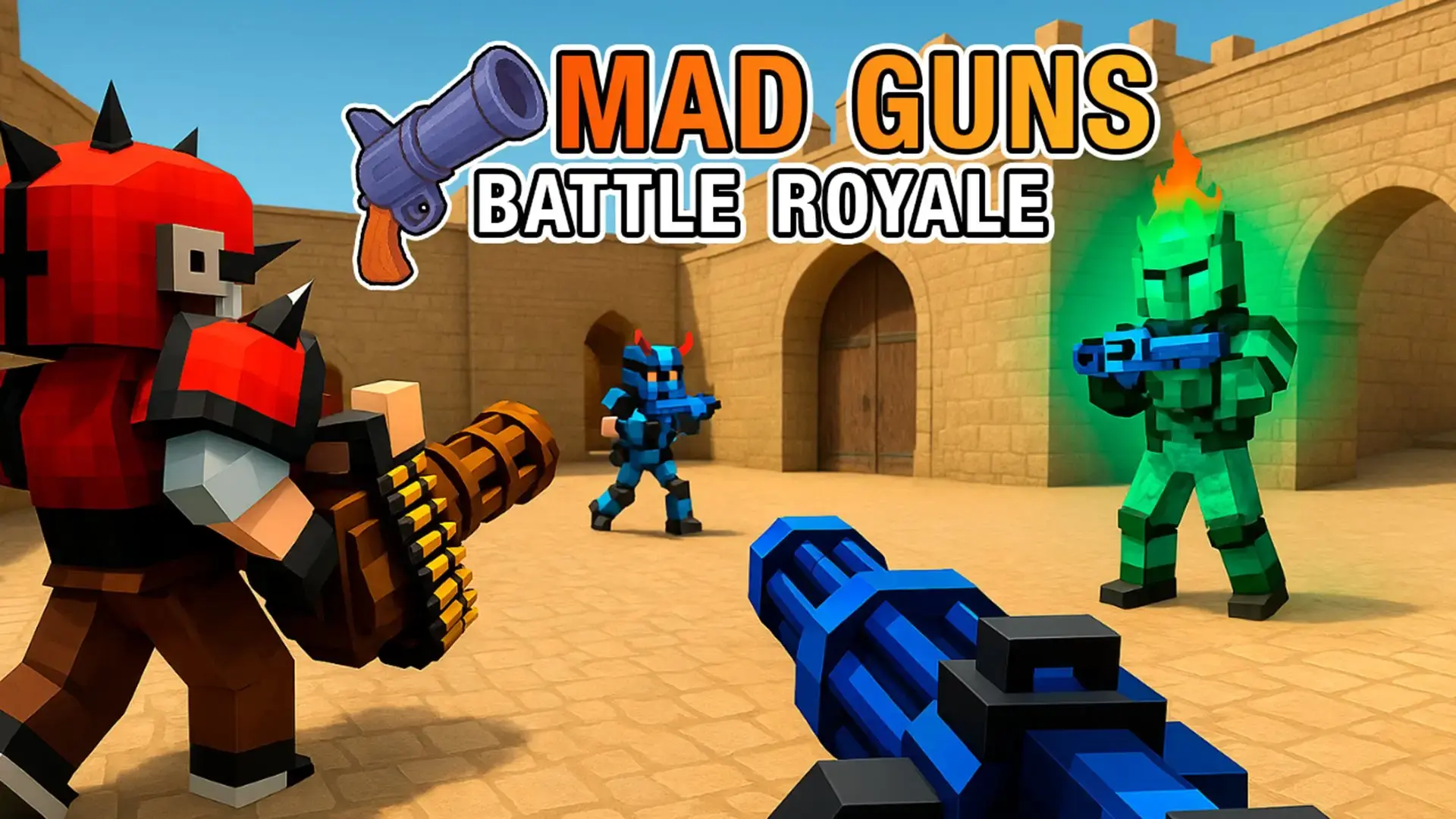 Mad GunS: Battle Royale - Battle Royale FPS Pixelado juego